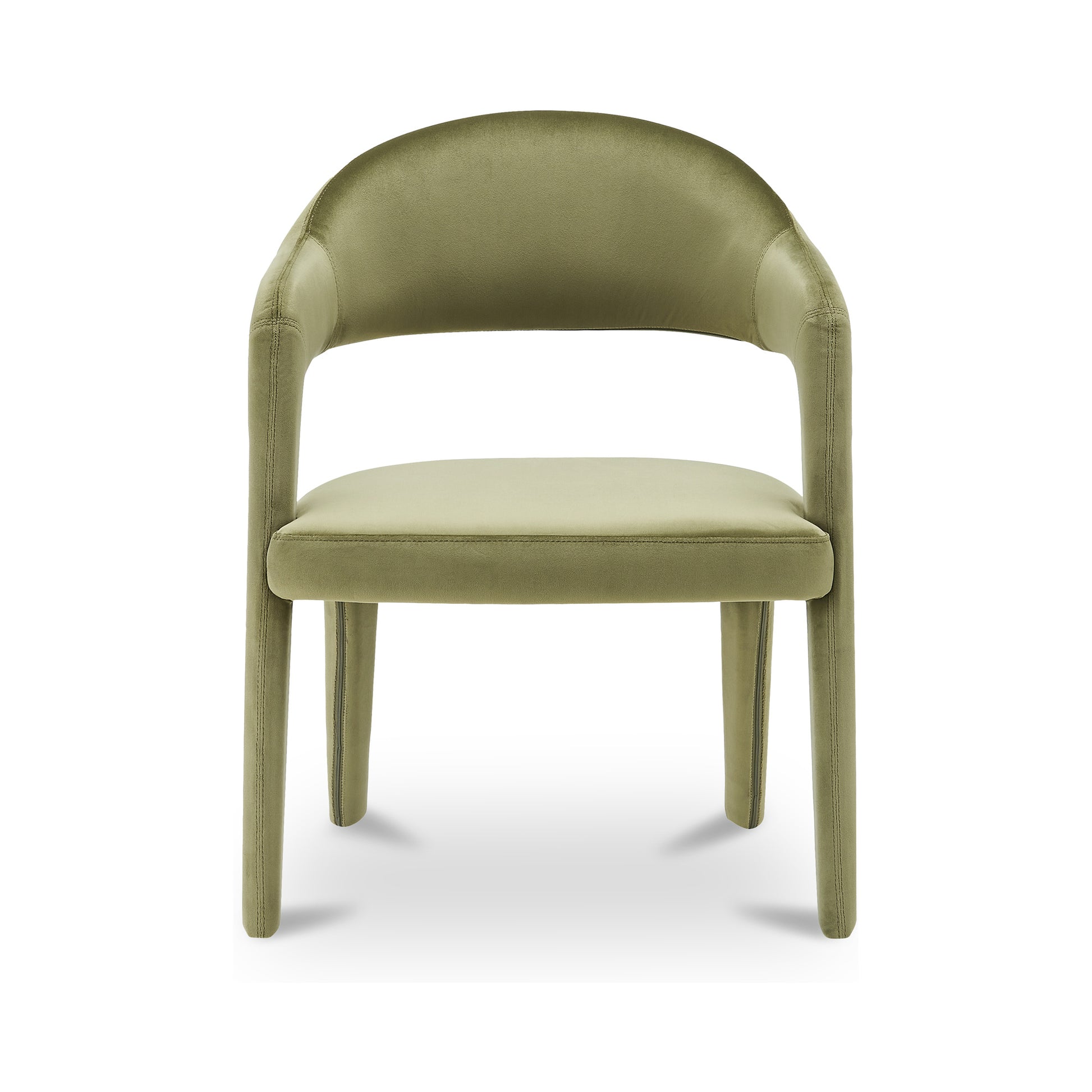 Martens Dining Chair Green Velvet by Moe's Home Collection