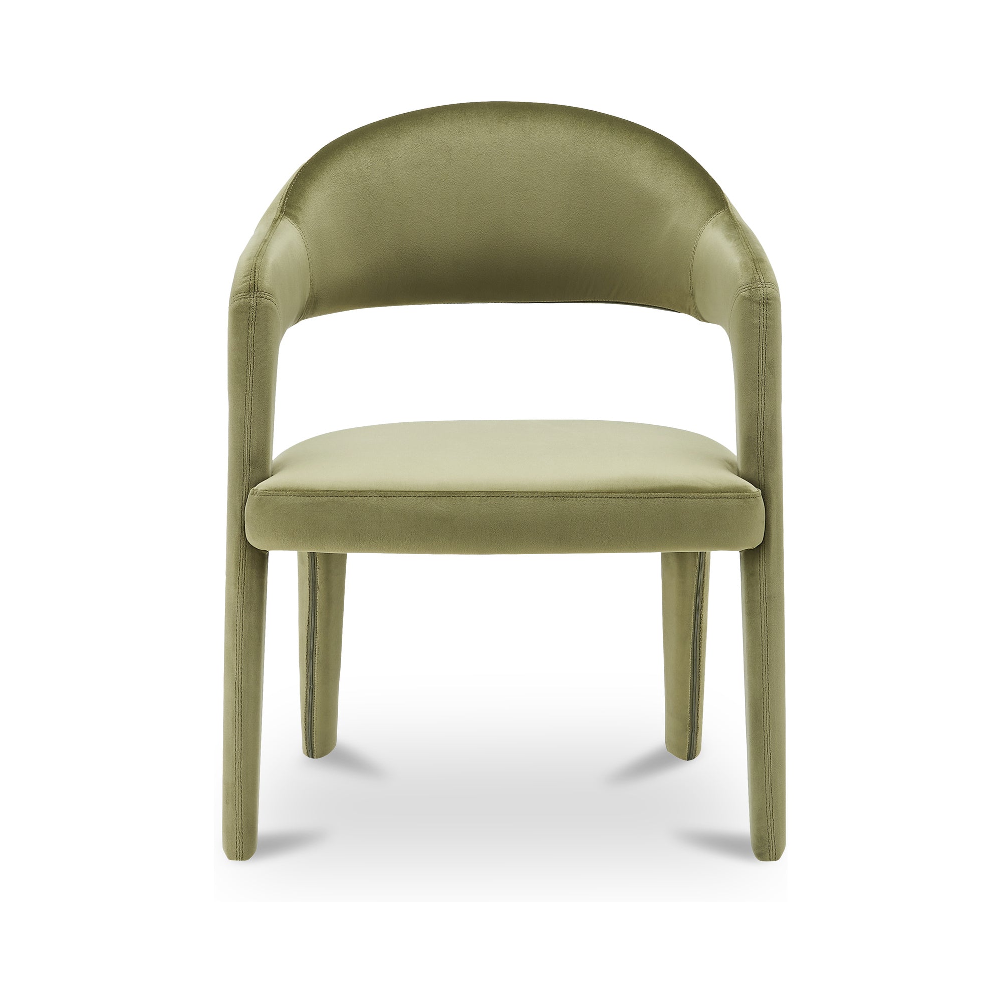 Martens Dining Chair Green Velvet by Moe's Home Collection