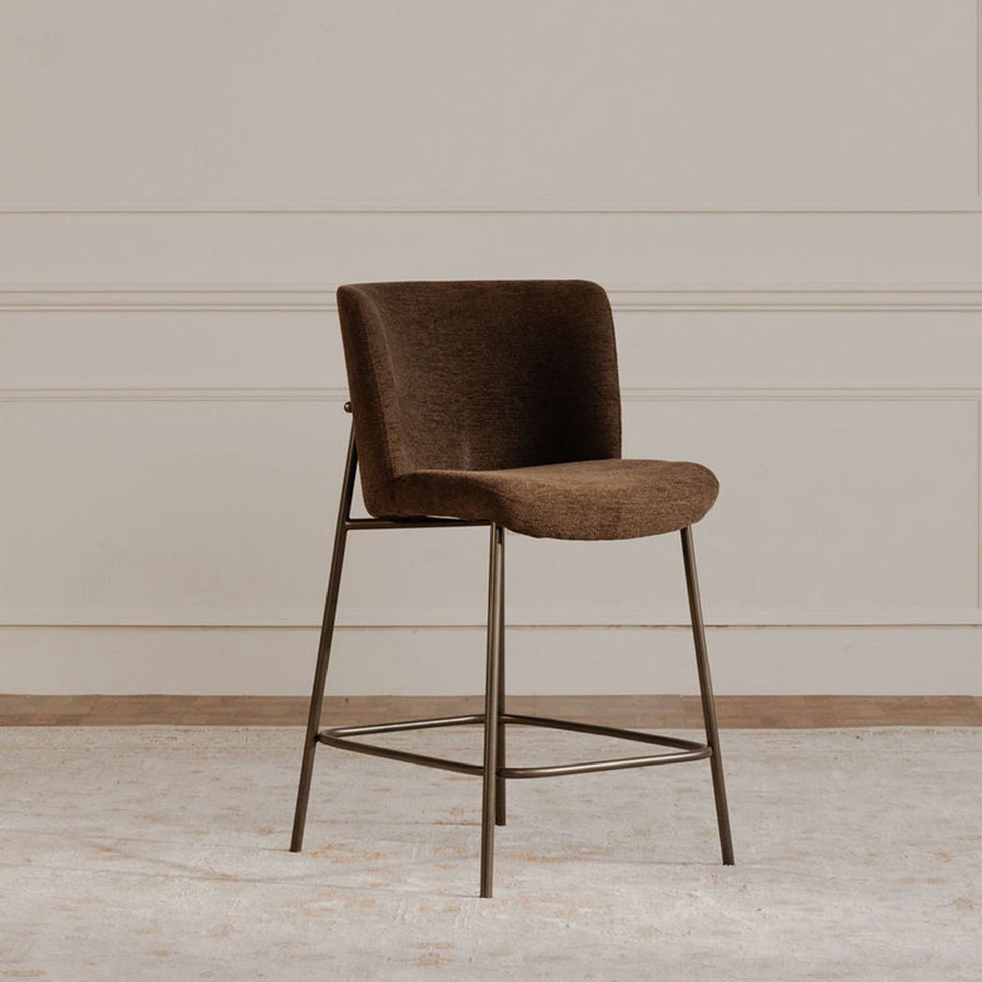 Early Counter Stool Dark Brown by Moe's Home Collection - view 2