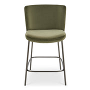 Early Counter Stool Faux Green Mohair by Moe's Home Collection