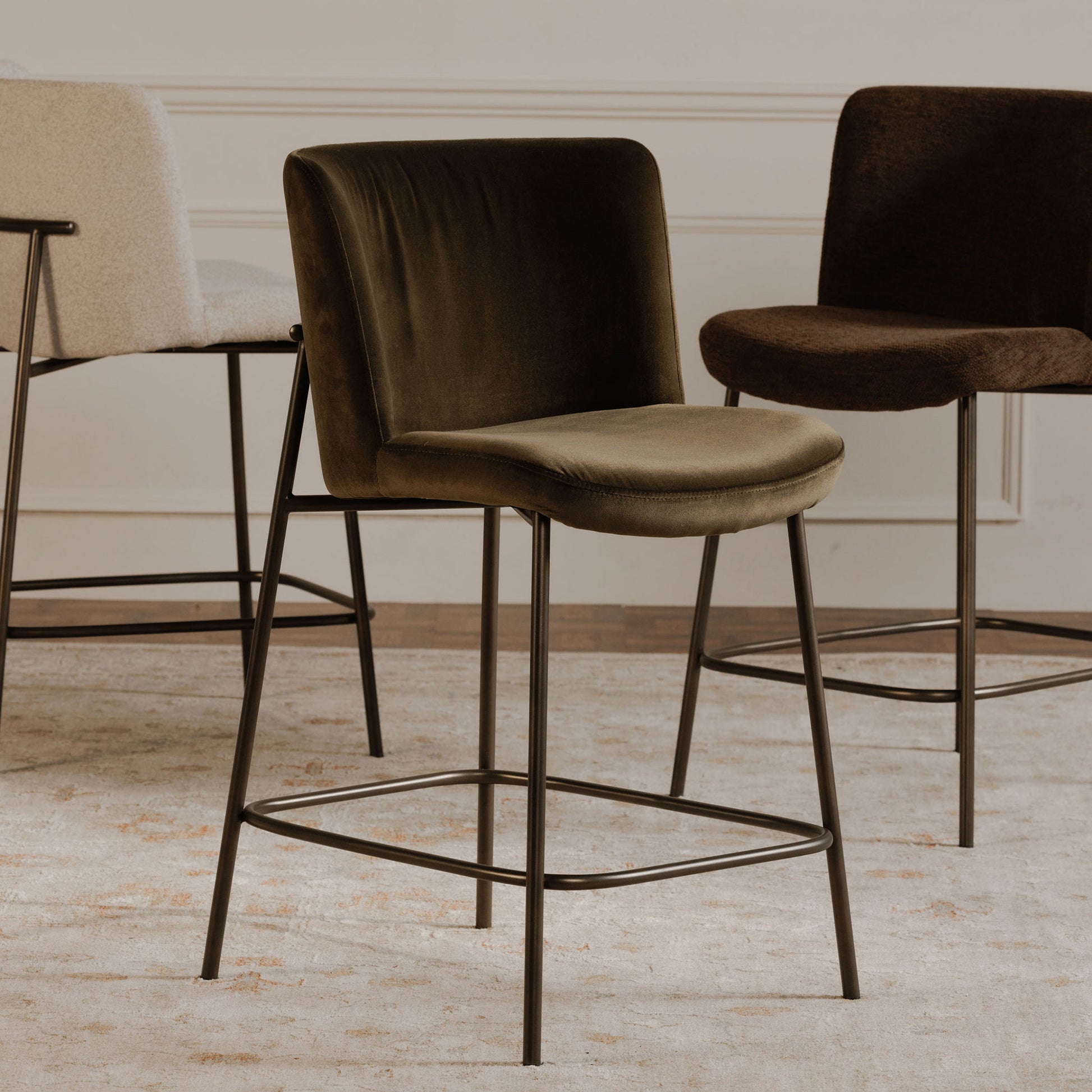 Early Counter Stool Beige by Moe's Home Collection - view 3