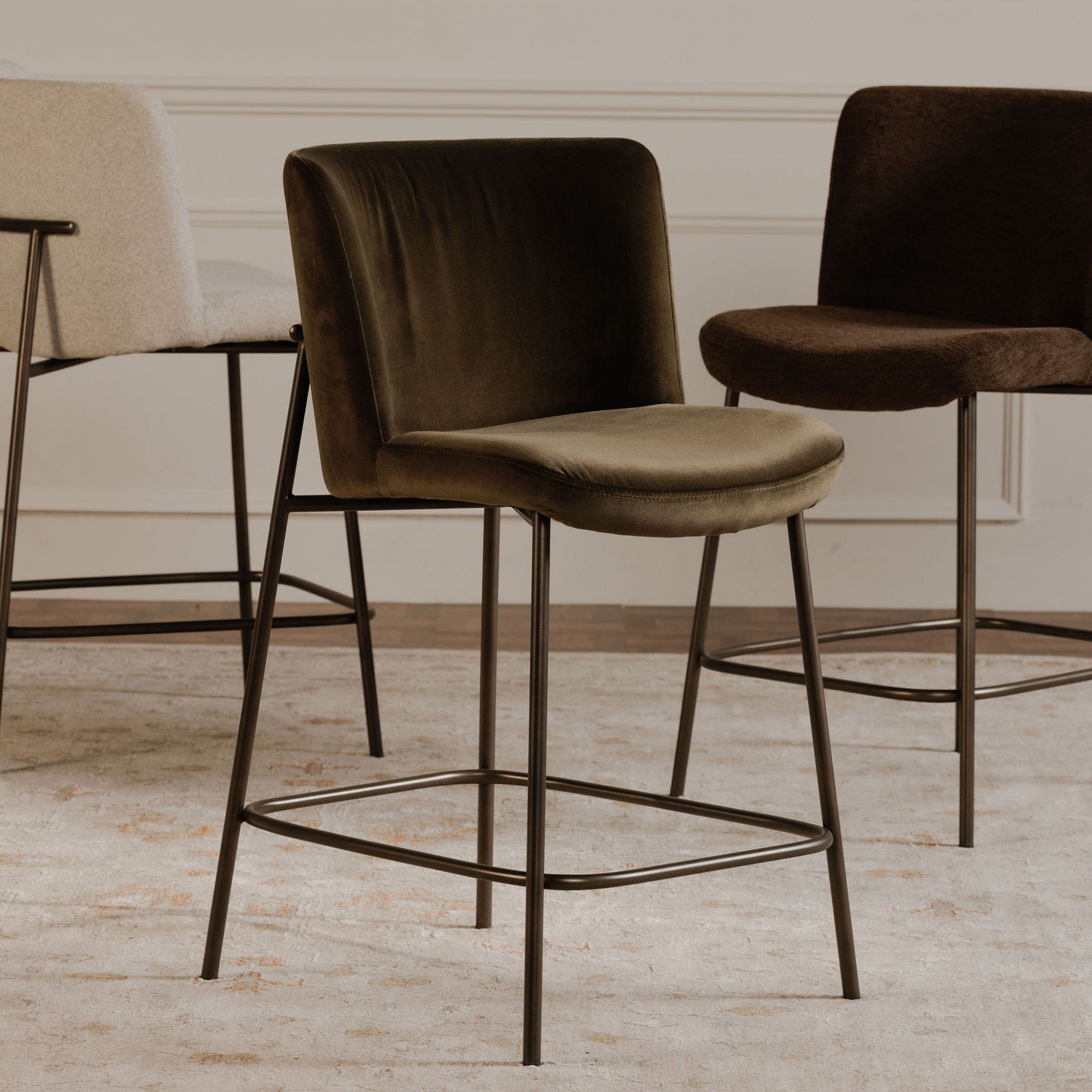 Early Counter Stool Beige by Moe's Home Collection - view 3