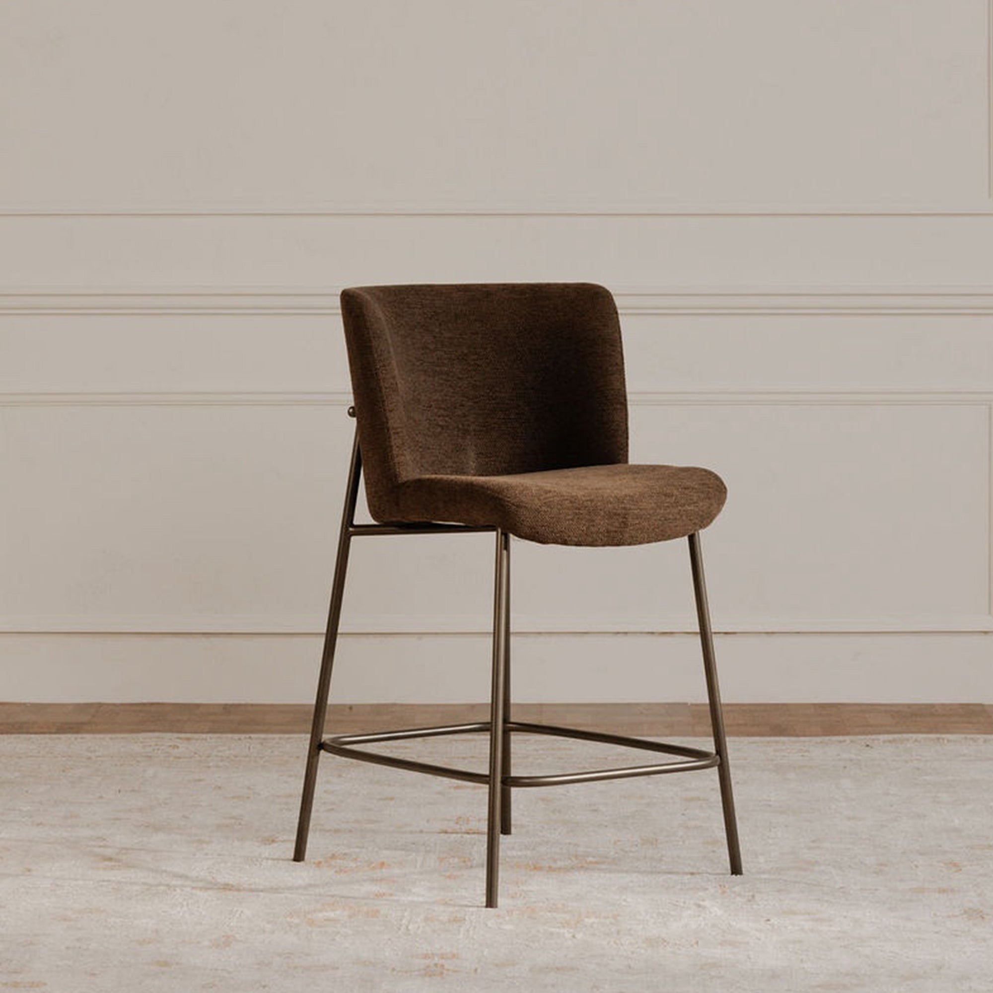 Early Bar Stool Dark Brown by Moe's Home Collection - view 2