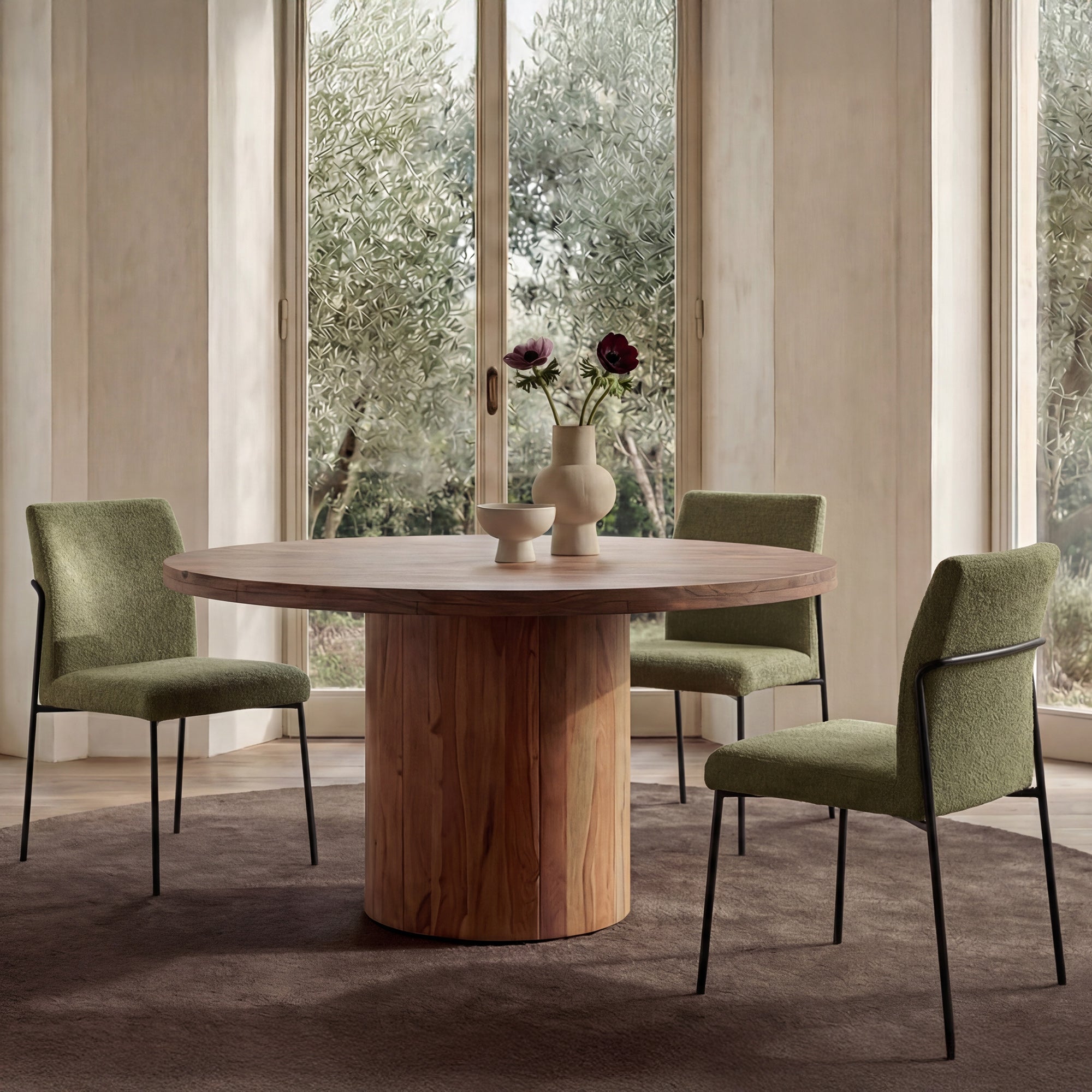 Danny Dining Chair Green-Set Of Two by Moe's Home Collection - view 2