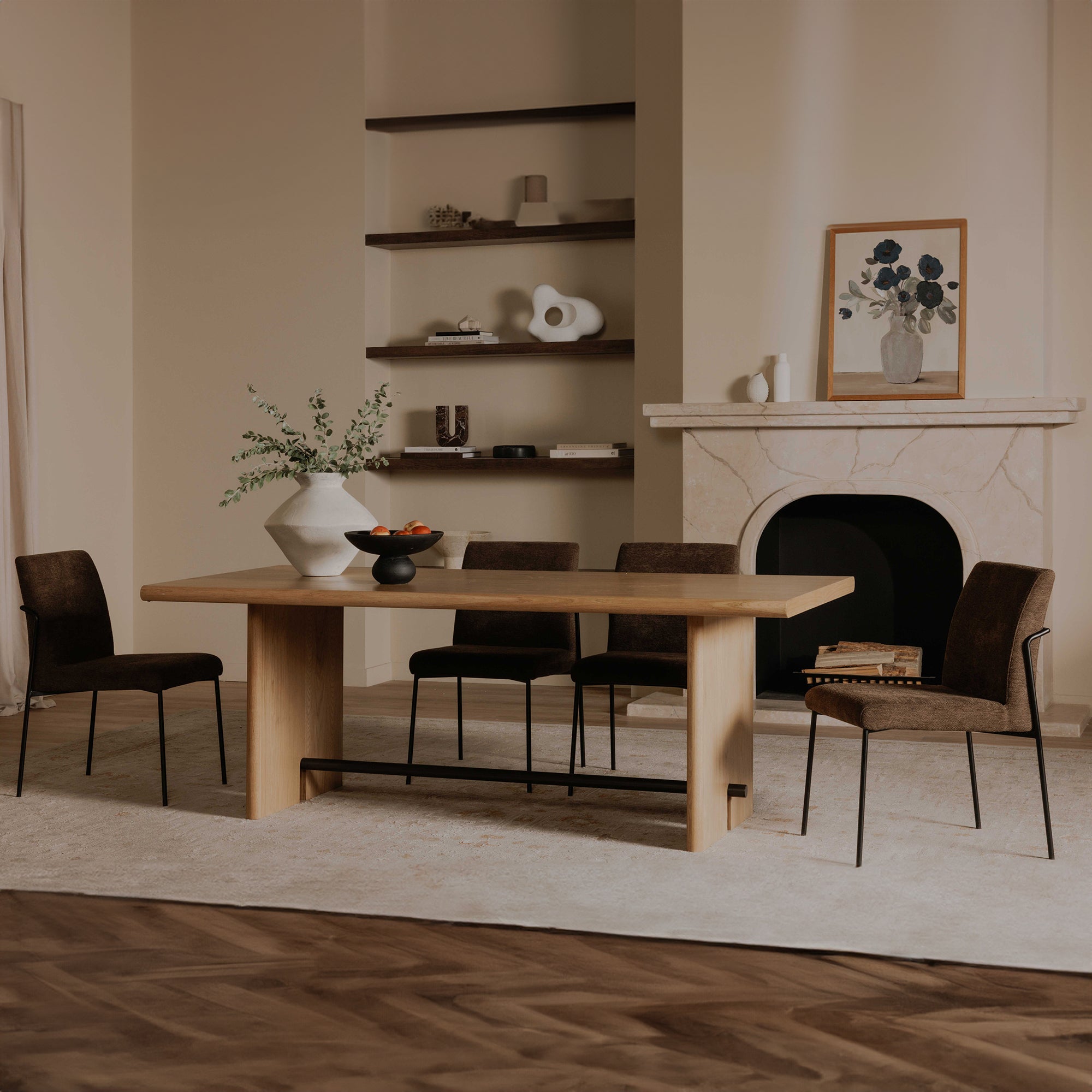 Danny Dining Chair Dark Brown Set of Two by Moe's Home Collection - view 3