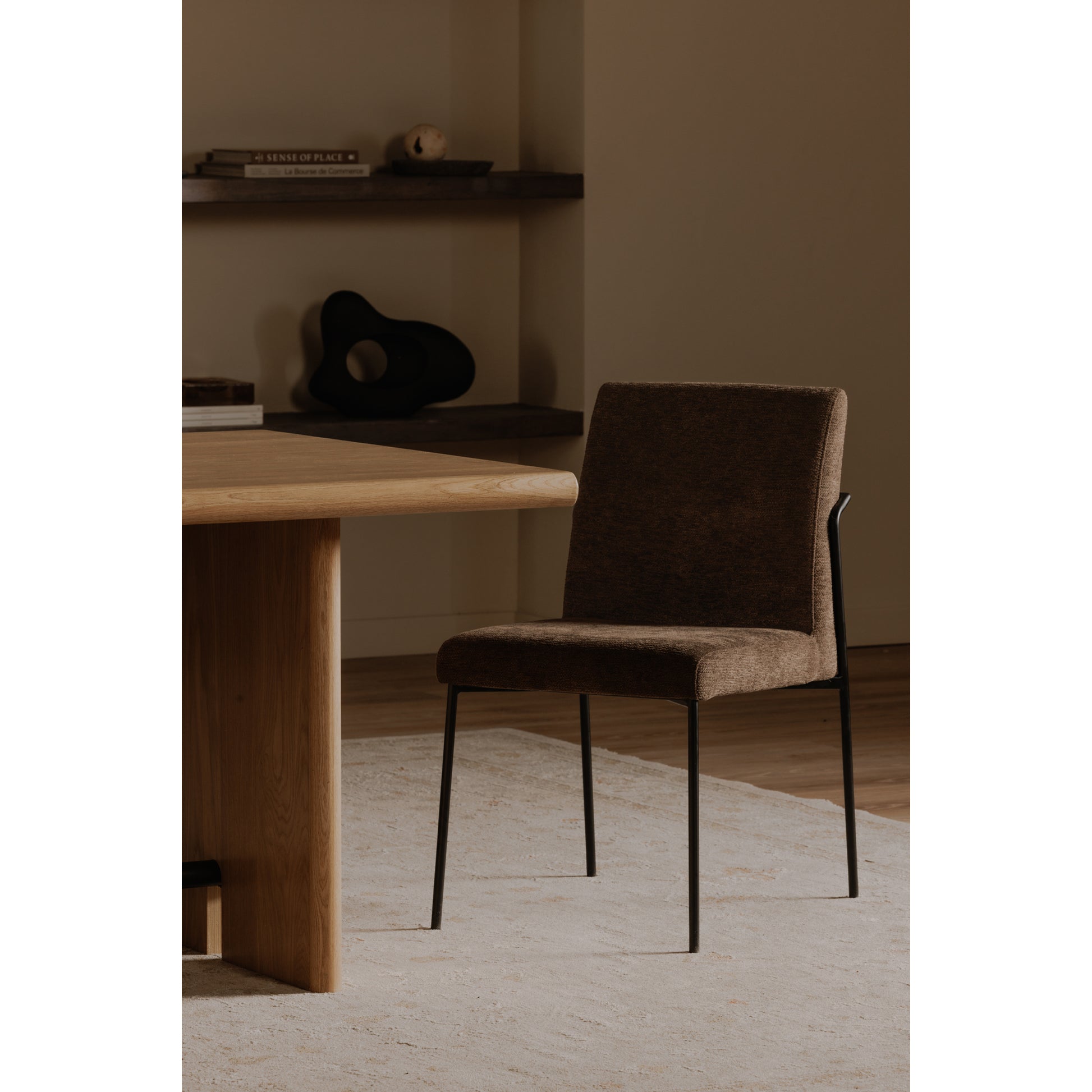 Danny Dining Chair Dark Brown Set of Two by Moe's Home Collection - view 2