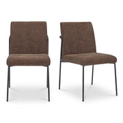 Danny Dining Chair Dark Brown Set of Two by Moe's Home Collection
