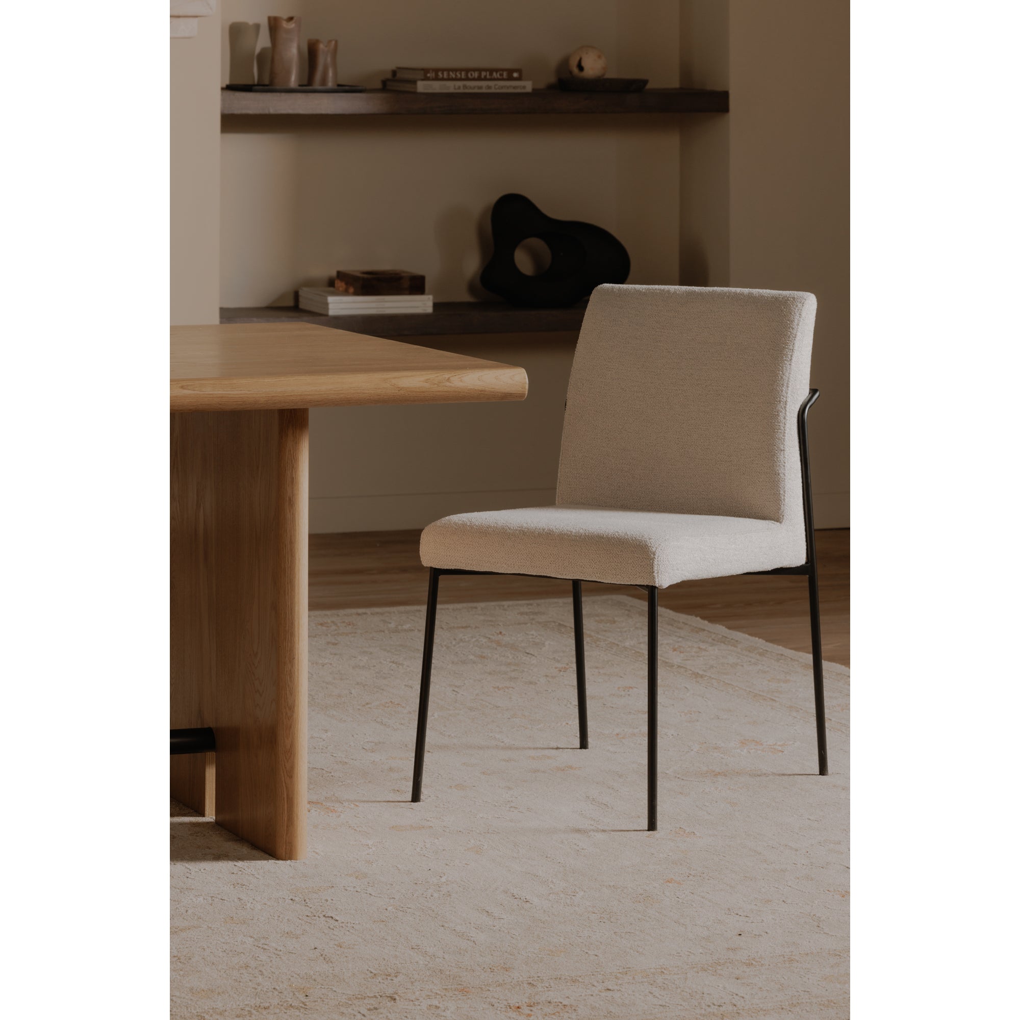 Danny Dining Chair Ivory Set of Two by Moe's Home Collection - view 2