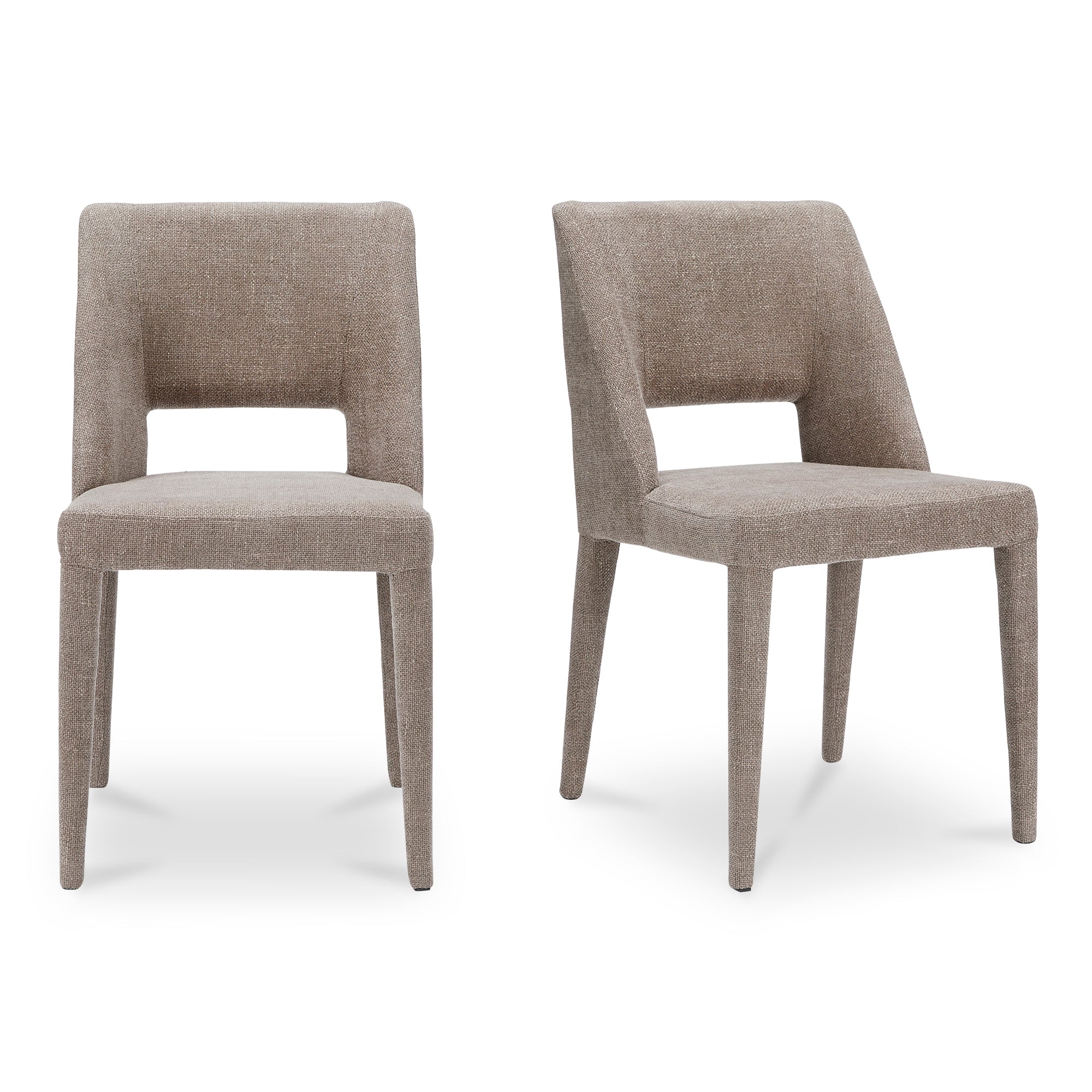 Joyce Dining Chair Light Brown-Set of Two by Moe's Home Collection