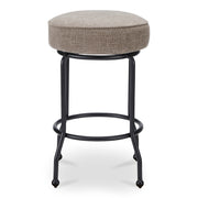 Kelsey Swivel Counter Stool Light Brown by Moe's Home Collection