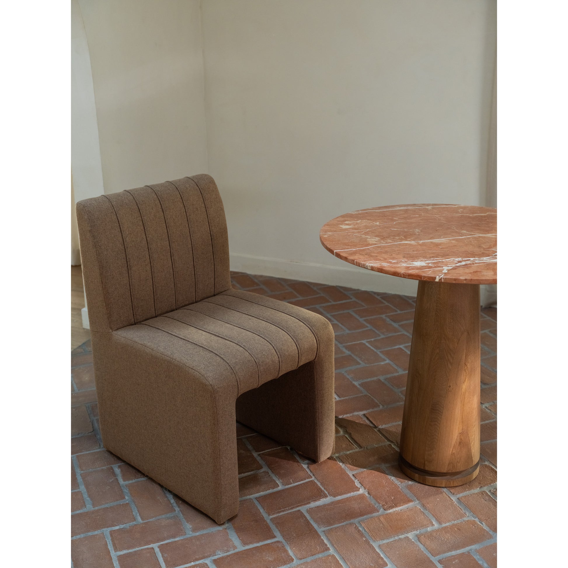 Sally Dining Chair Light Brown by Moe's Home Collection - view 3