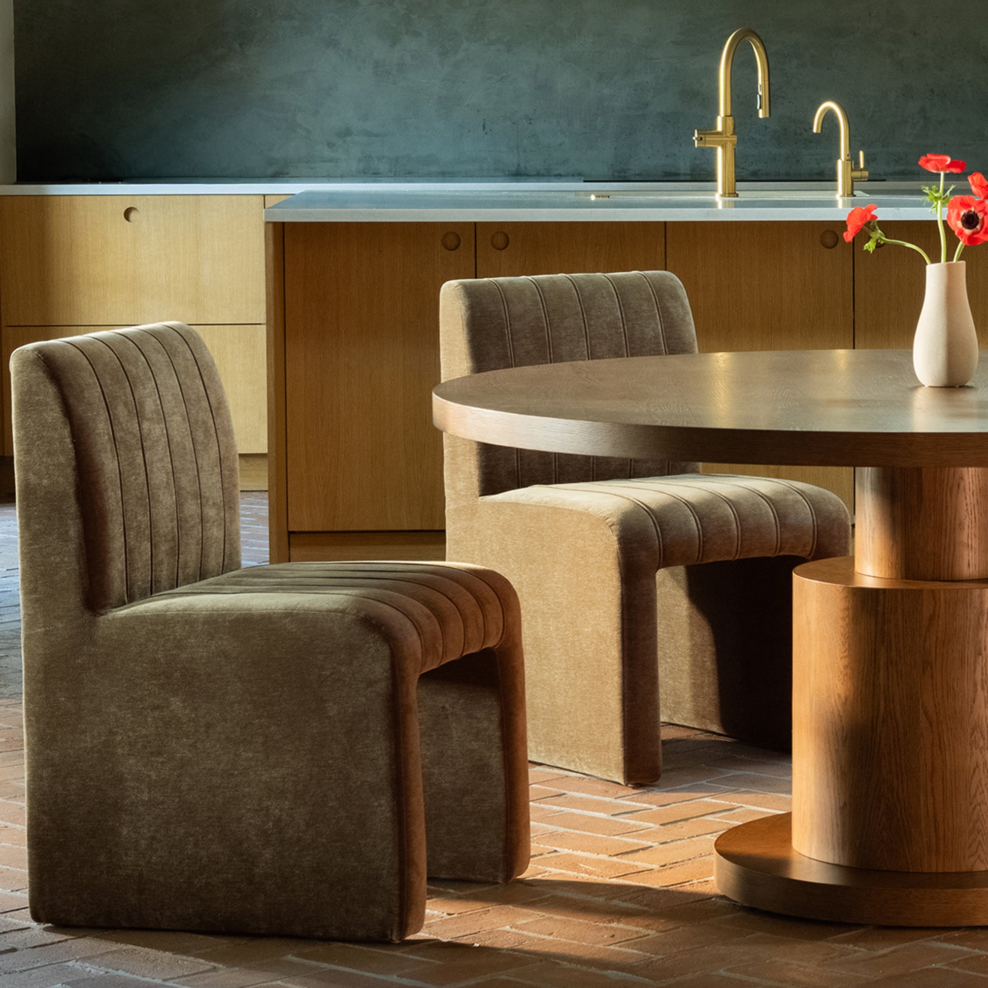 Sally Dining Chair Cedar Green by Moe's Home Collection - view 4
