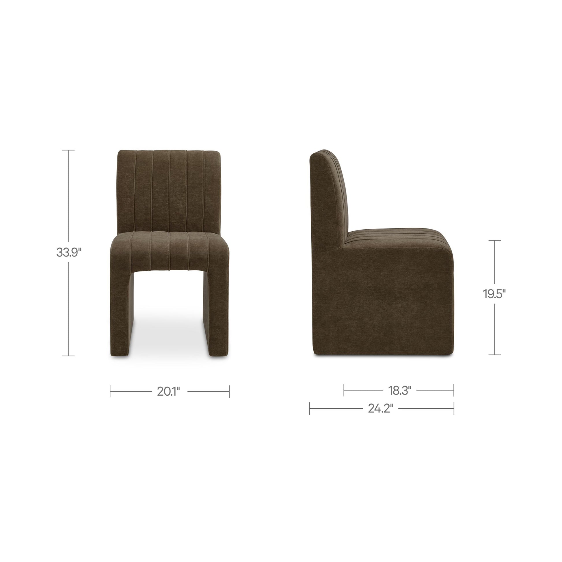 Sally Dining Chair Cedar Green by Moe's Home Collection - view 5