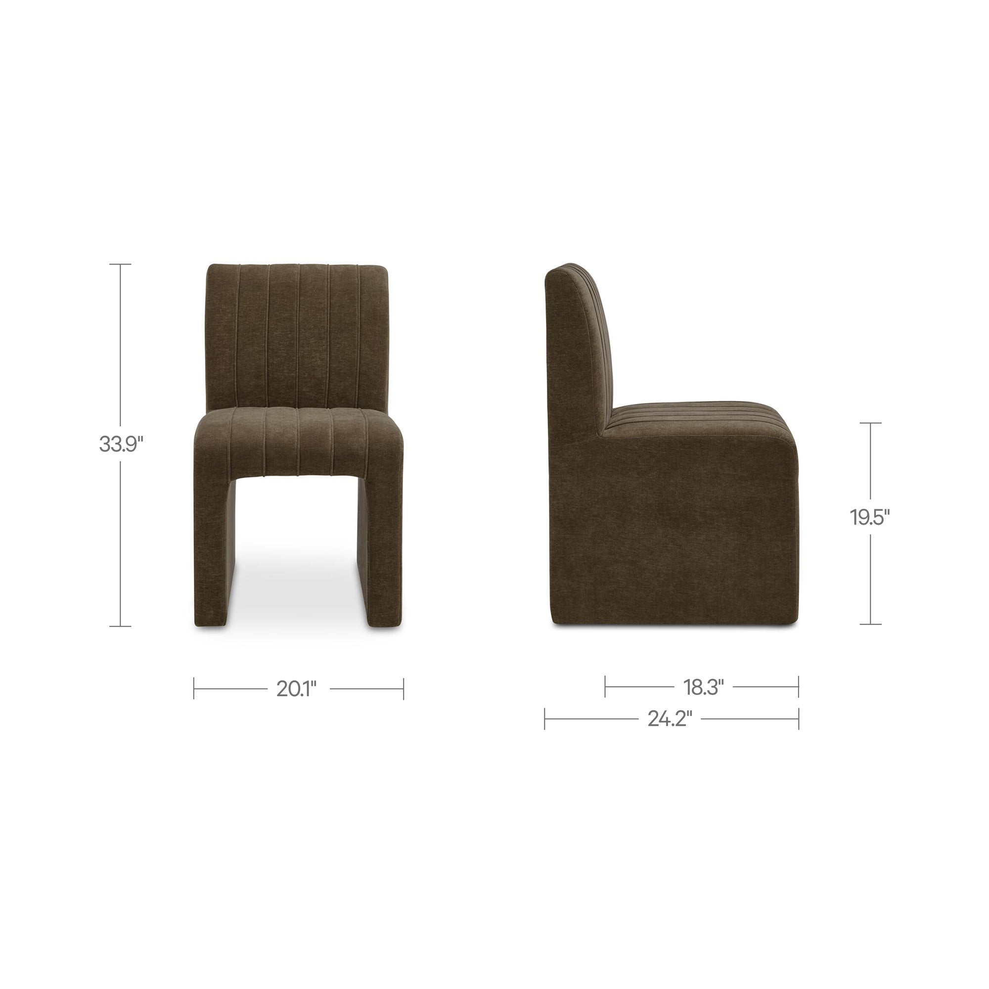 Sally Dining Chair Cedar Green by Moe's Home Collection - view 5