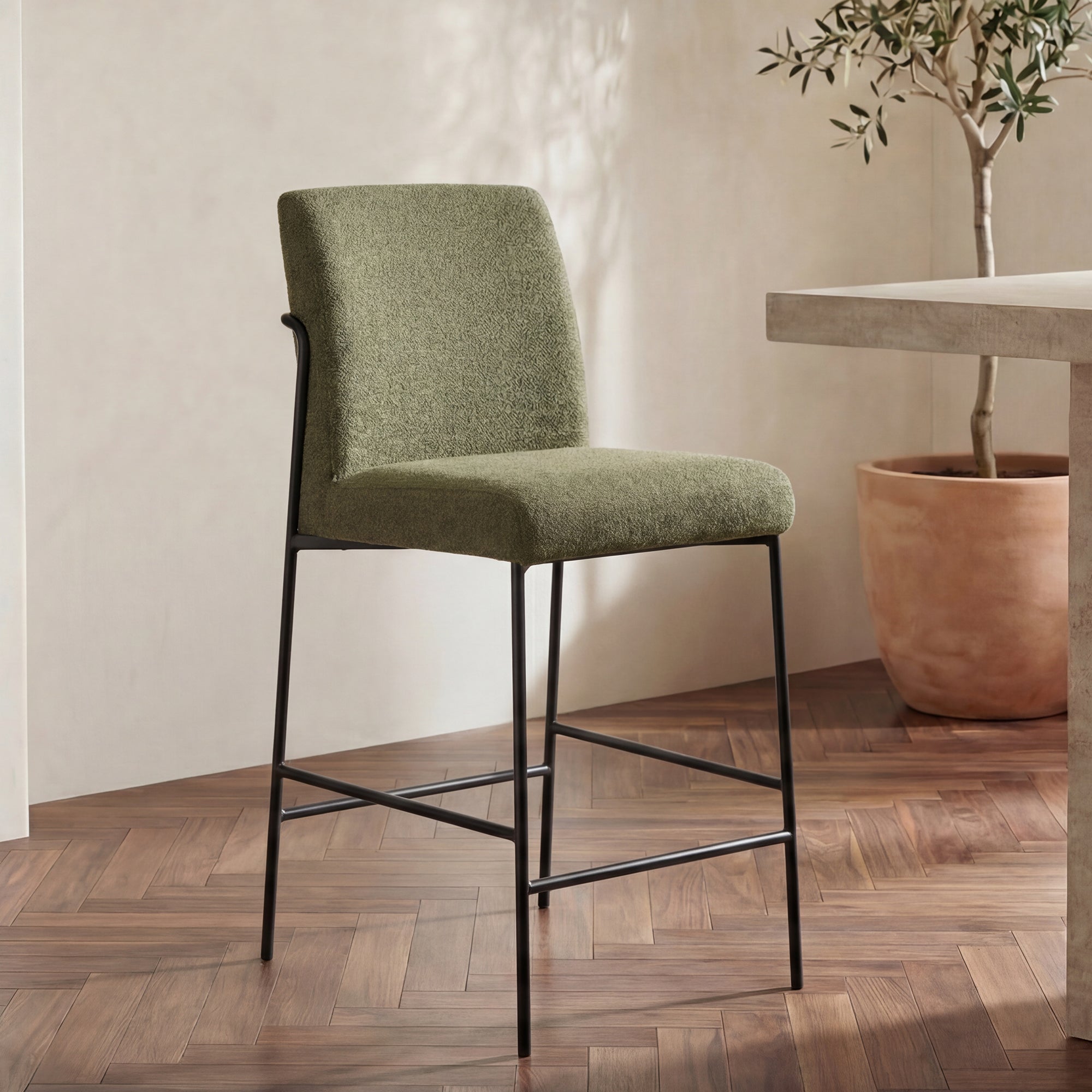 Danny Counter Stool Green by Moe's Home Collection - view 2