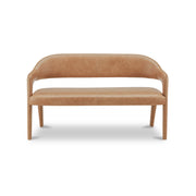 Martens Dining Bench Tan Leather by Moe's Home Collection