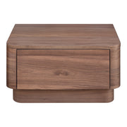 Round Off Small Nightstand Walnut by Moe's Home Collection
