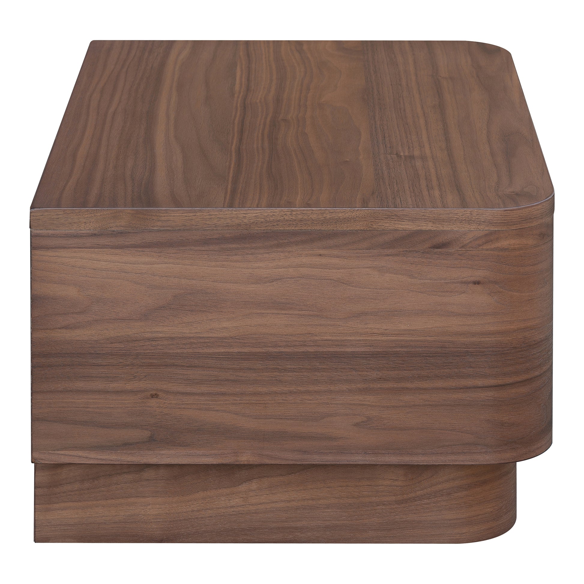 Round Off Small Nightstand Walnut by Moe's Home Collection - view 4