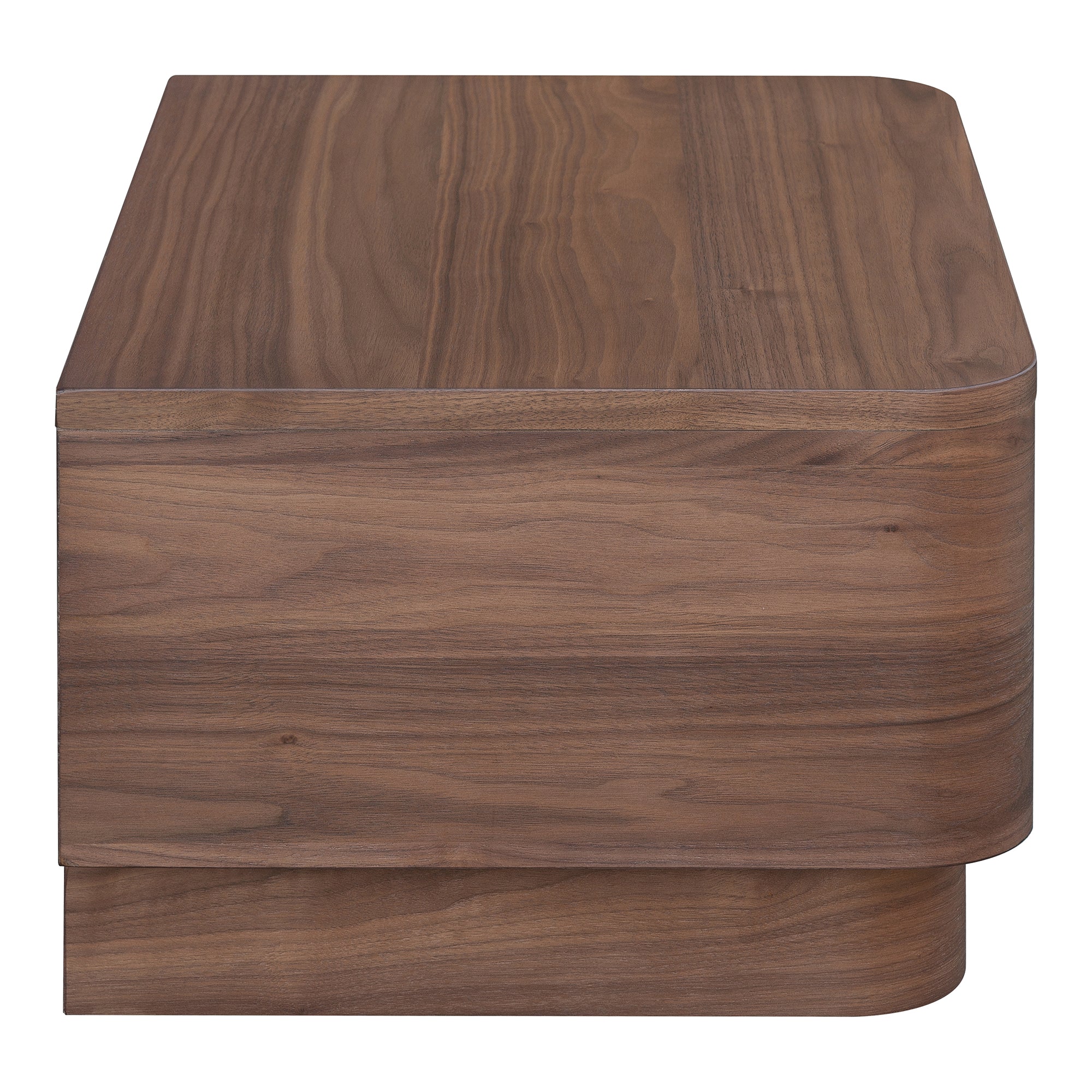Round Off Small Nightstand Walnut by Moe's Home Collection - view 4