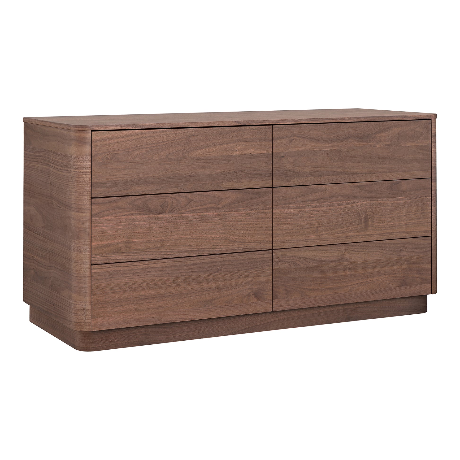 Round Off Dresser Walnut Brown by Moe's Home Collection - view 2