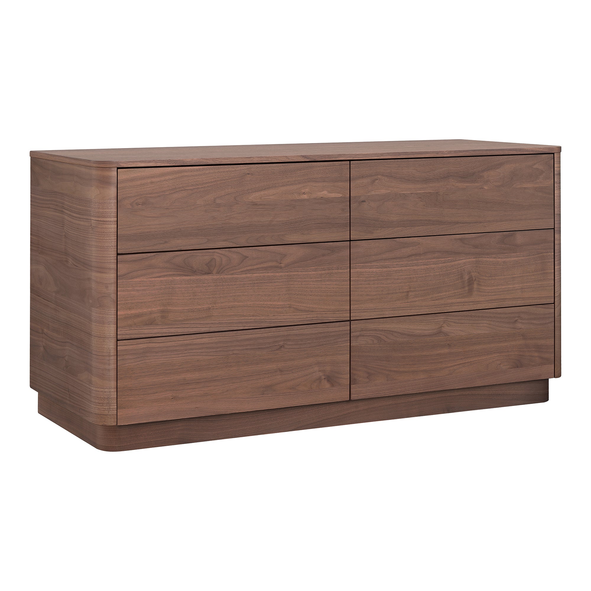 Round Off Dresser Walnut Brown by Moe's Home Collection - view 2