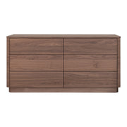Round Off Dresser Walnut Brown by Moe's Home Collection