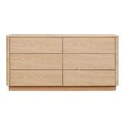 Round Off Dresser Light Oak Brown by Moe's Home Collection