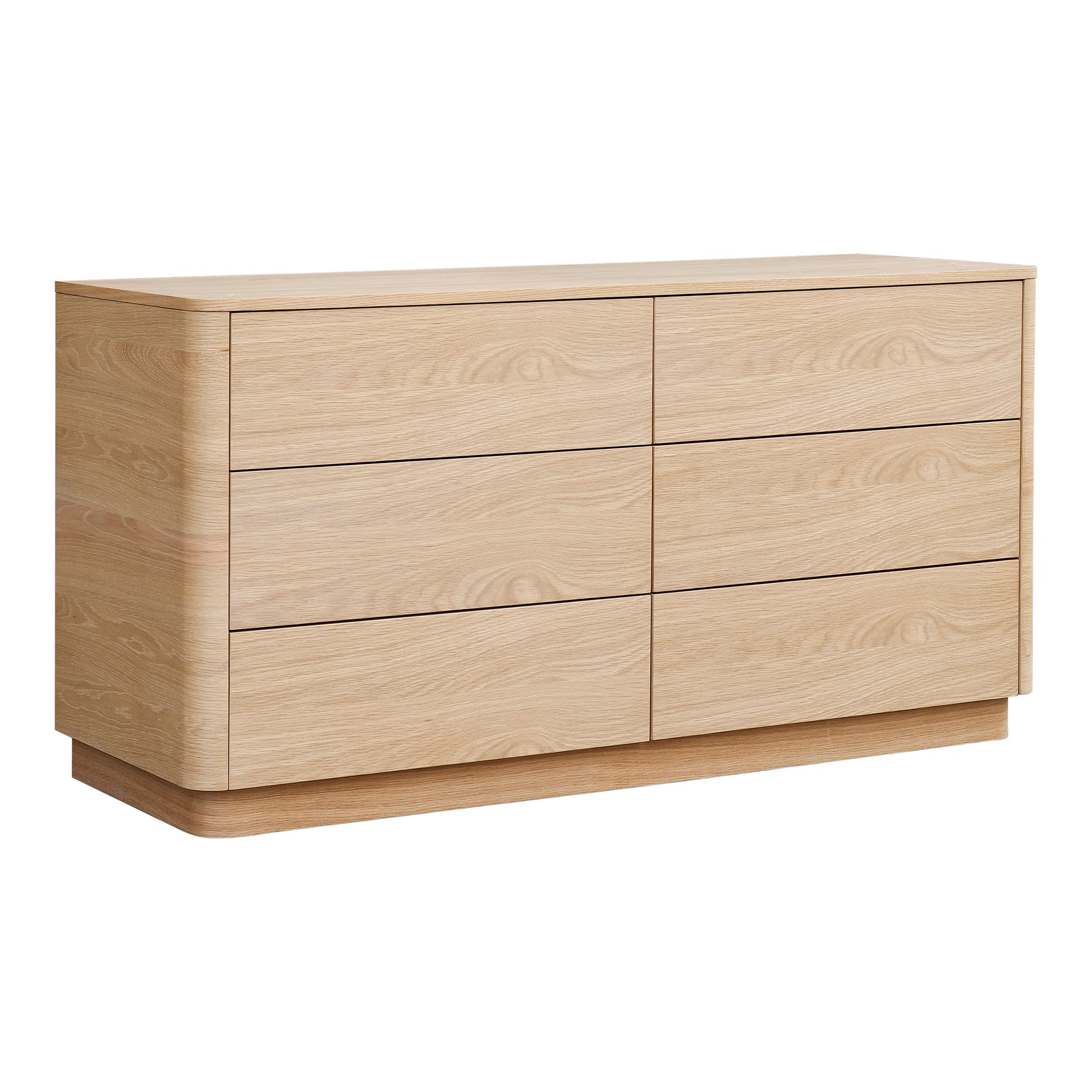Round Off Dresser Light Oak Brown by Moe's Home Collection - view 2