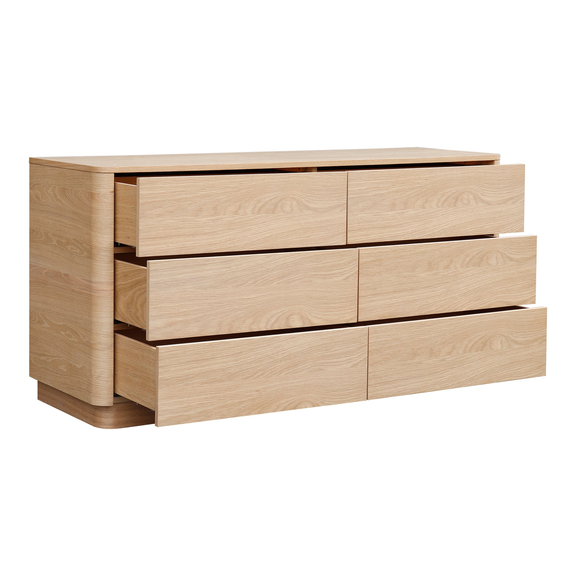 Round Off Dresser Light Oak Brown by Moe's Home Collection - view 3