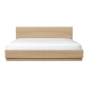 Round Off King Bed Light Oak Brown by Moe's Home Collection
