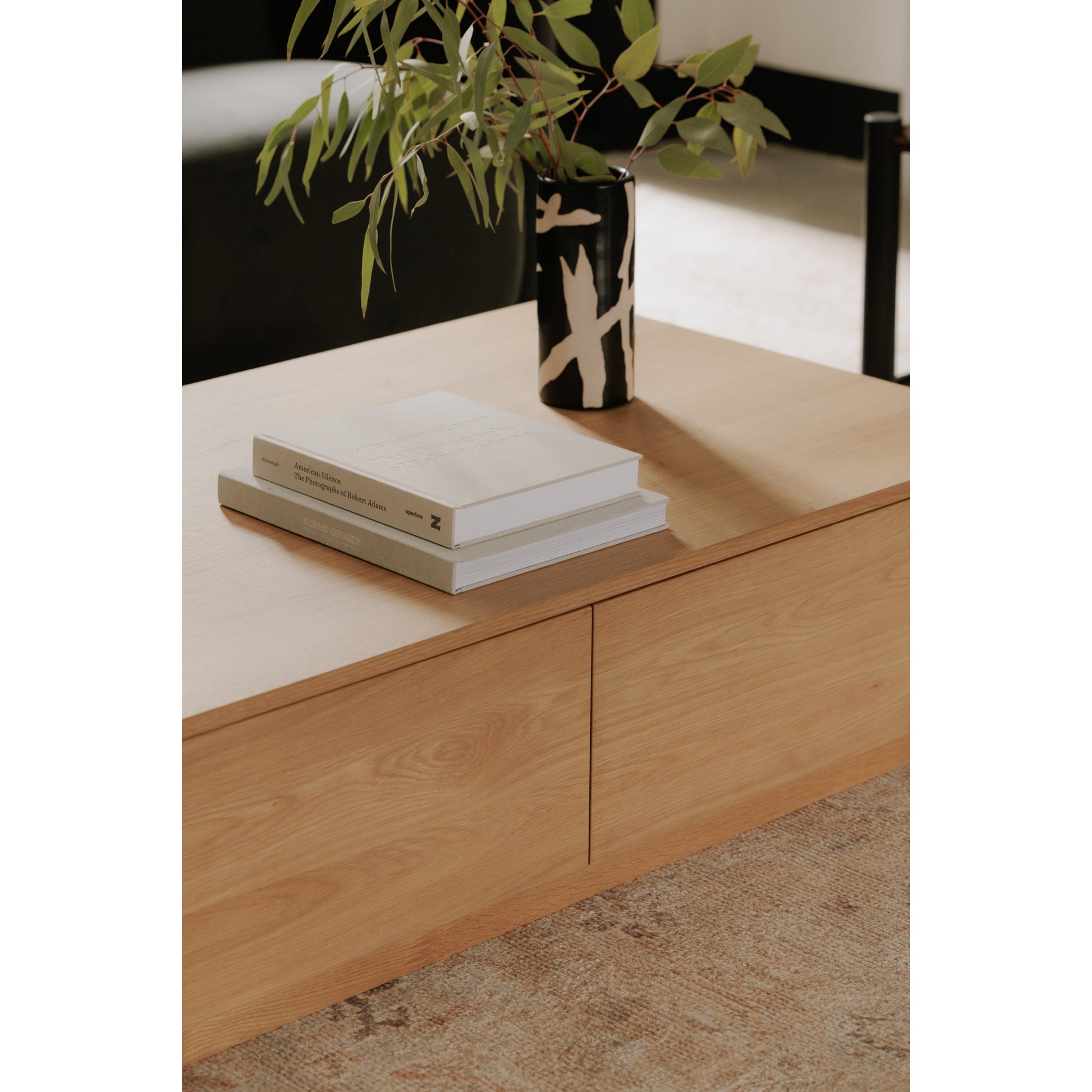 Round Off Coffee Table Natural Oak by Moe's Home Collection - view 4