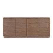 Round Off Sideboard Walnut Brown by Moe's Home Collection