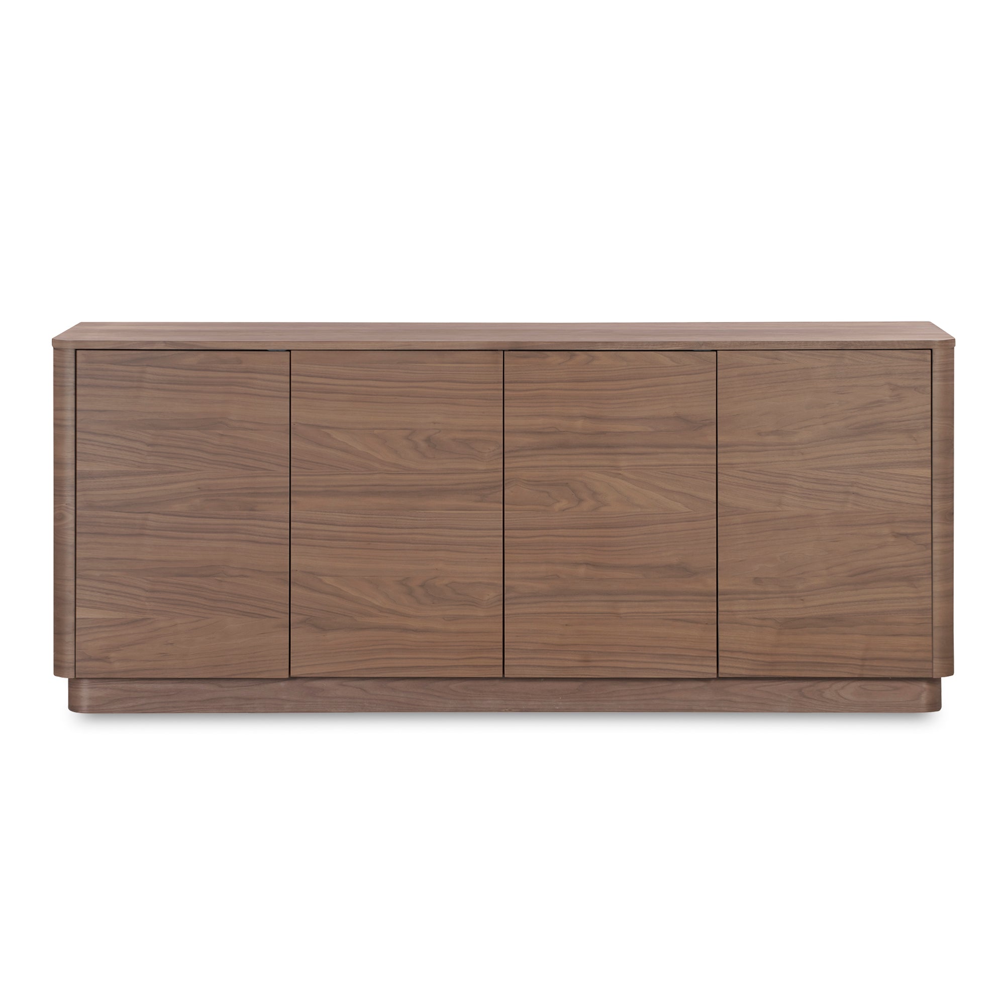 Round Off Sideboard Walnut Brown by Moe's Home Collection