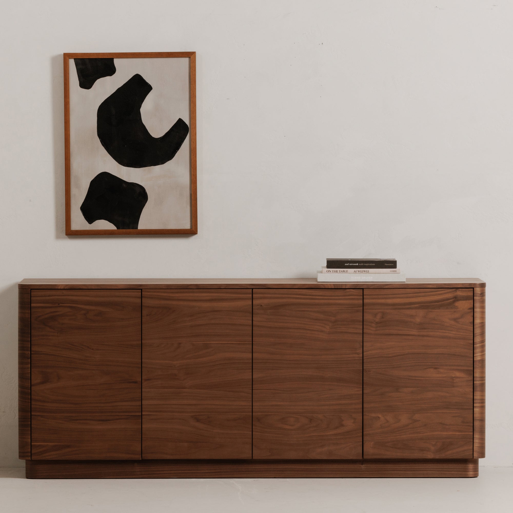 Round Off Sideboard Walnut Brown by Moe's Home Collection - view 2