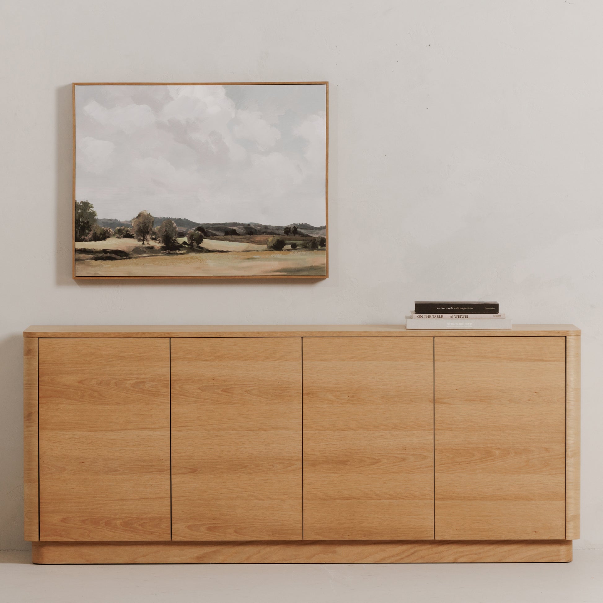 Round Off Sideboard Natural Oak by Moe's Home Collection - view 2