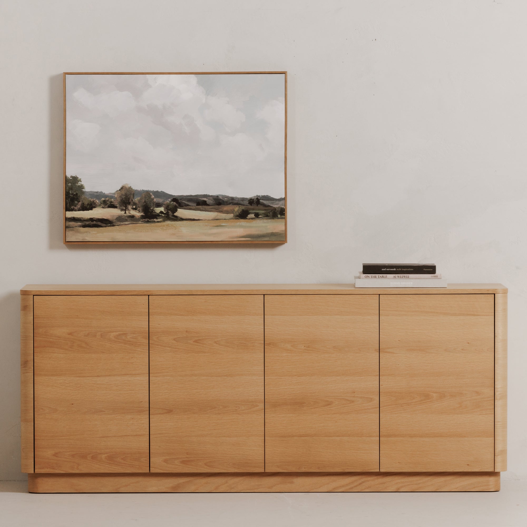 Round Off Sideboard Natural Oak by Moe's Home Collection - view 2