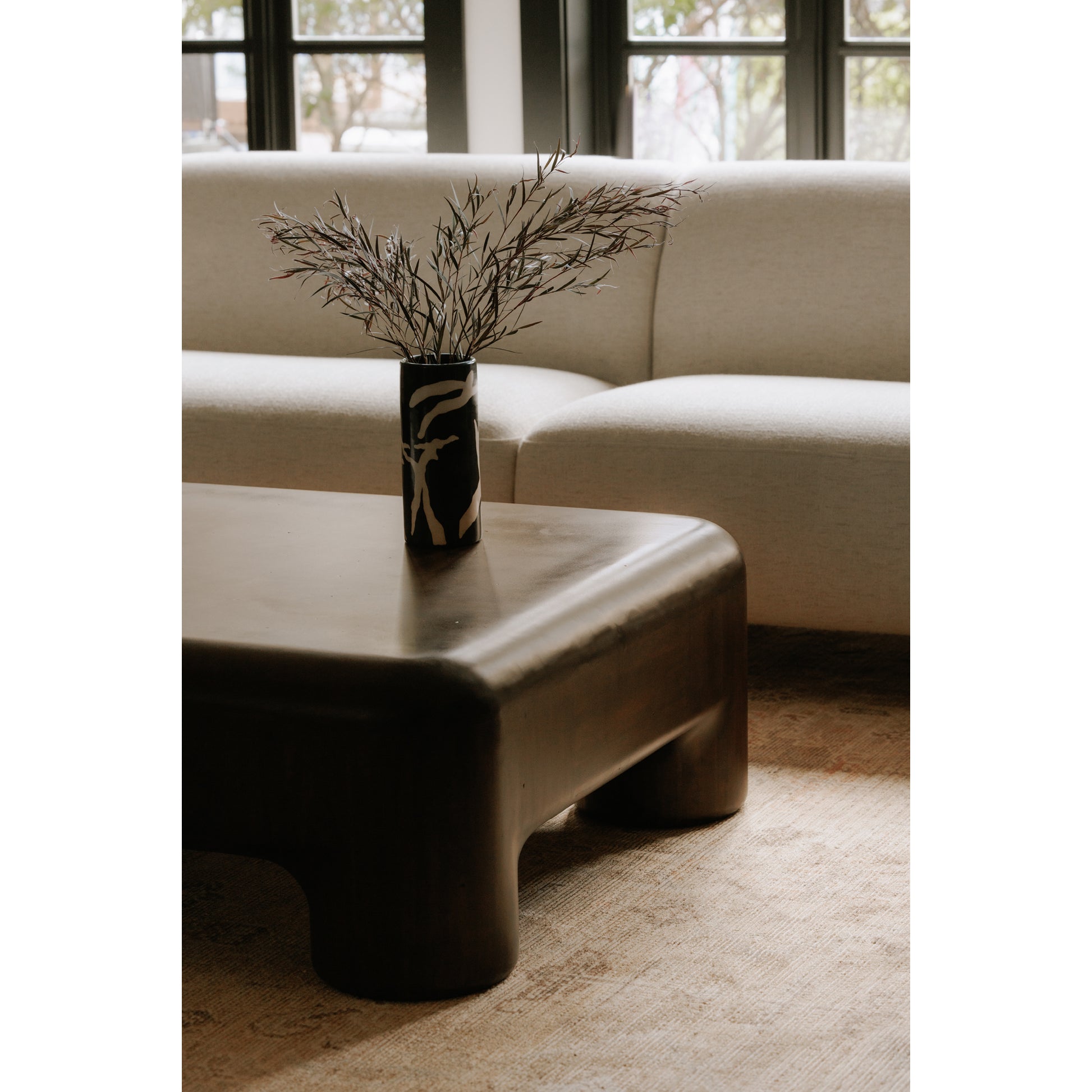 Rowan Coffee Table Dark Brown by Moe's Home Collection - view 2