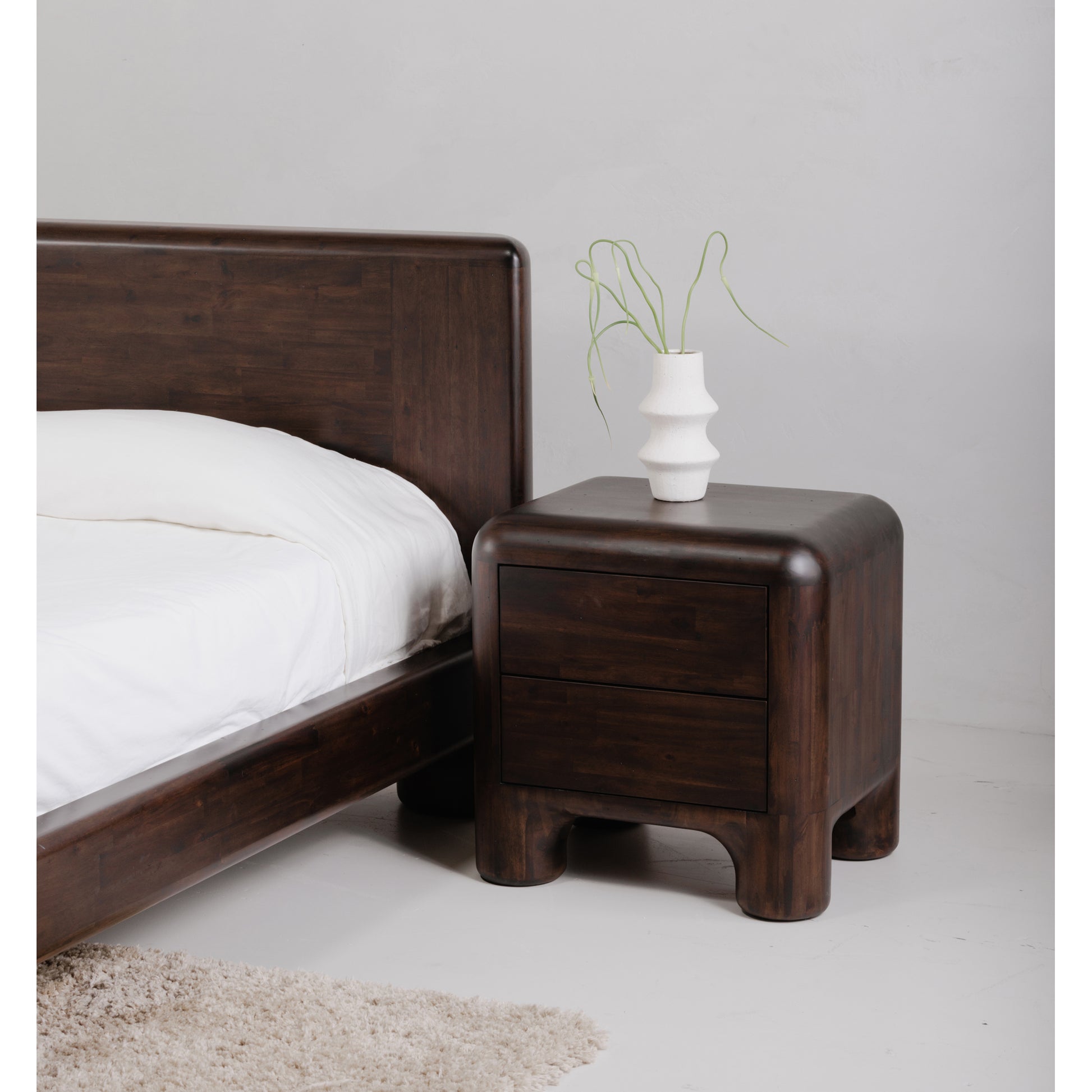 Rowan Nightstand Dark Brown by Moe's Home Collection - view 2