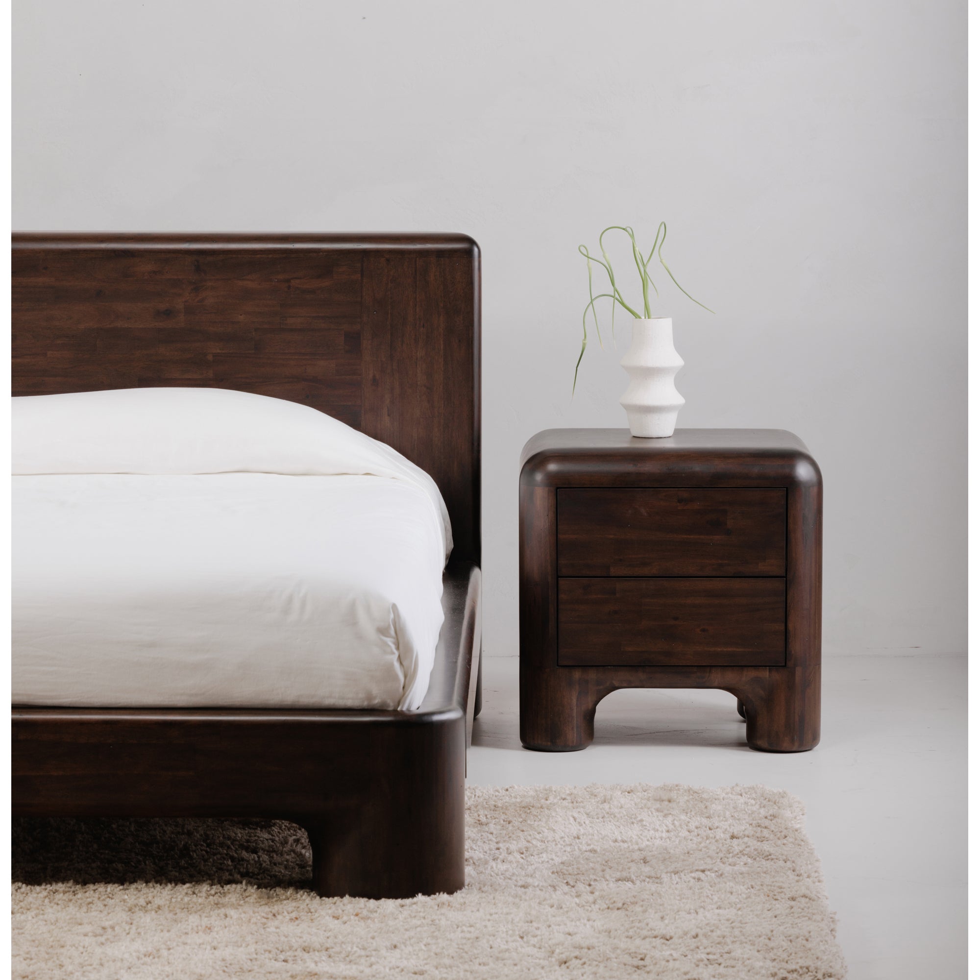 Rowan Nightstand Dark Brown by Moe's Home Collection - view 3