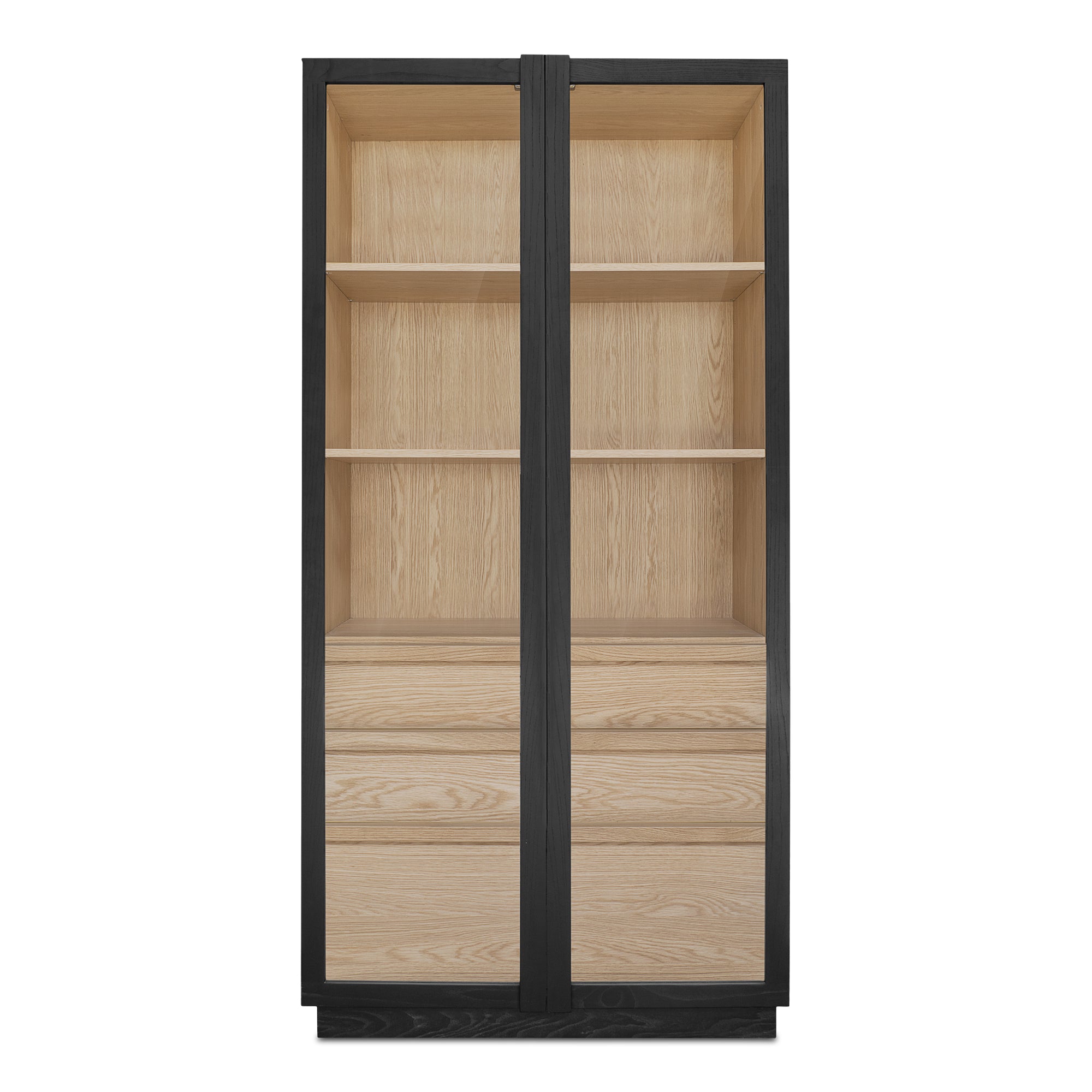 Charlotte Tall Cabinet Black by Moe's Home Collection