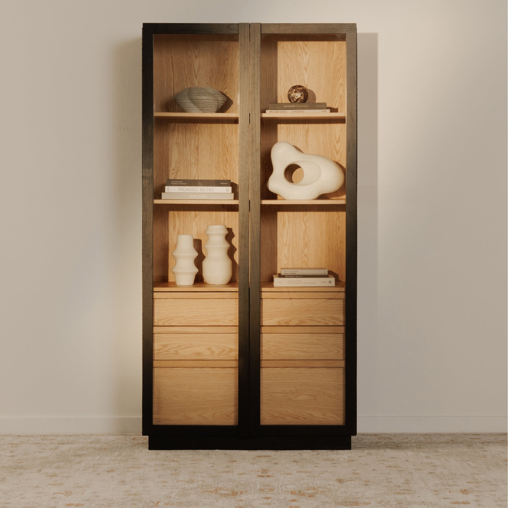Charlotte Tall Cabinet Black by Moe's Home Collection - view 2