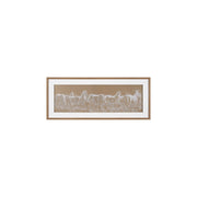 String Of Horses by Mercana Studio a Framed Art Print Matted under Glass by Mercana at ZIN Home