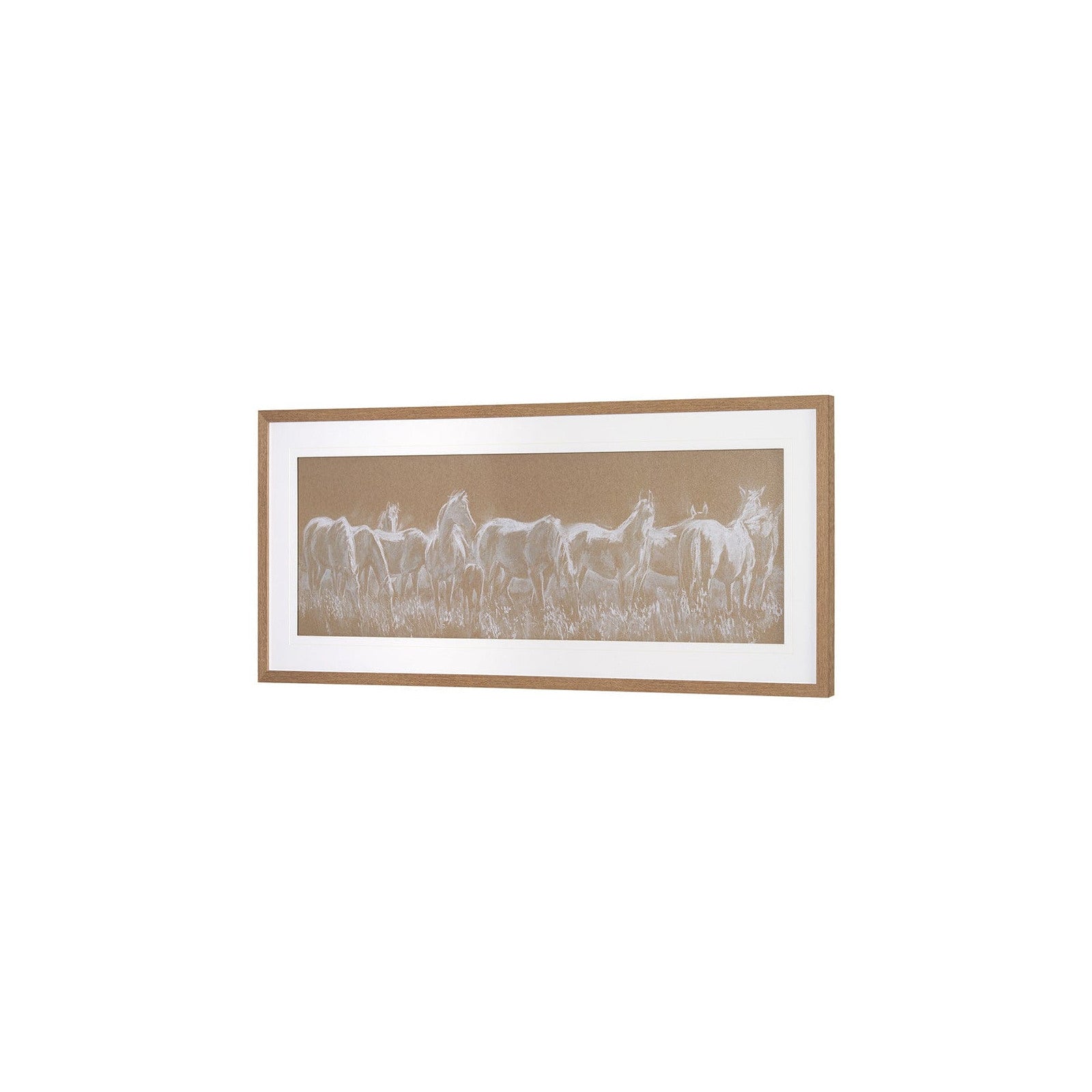 String Of Horses by Mercana Studio a Framed Art Print Matted under Glass by Mercana at ZIN Home