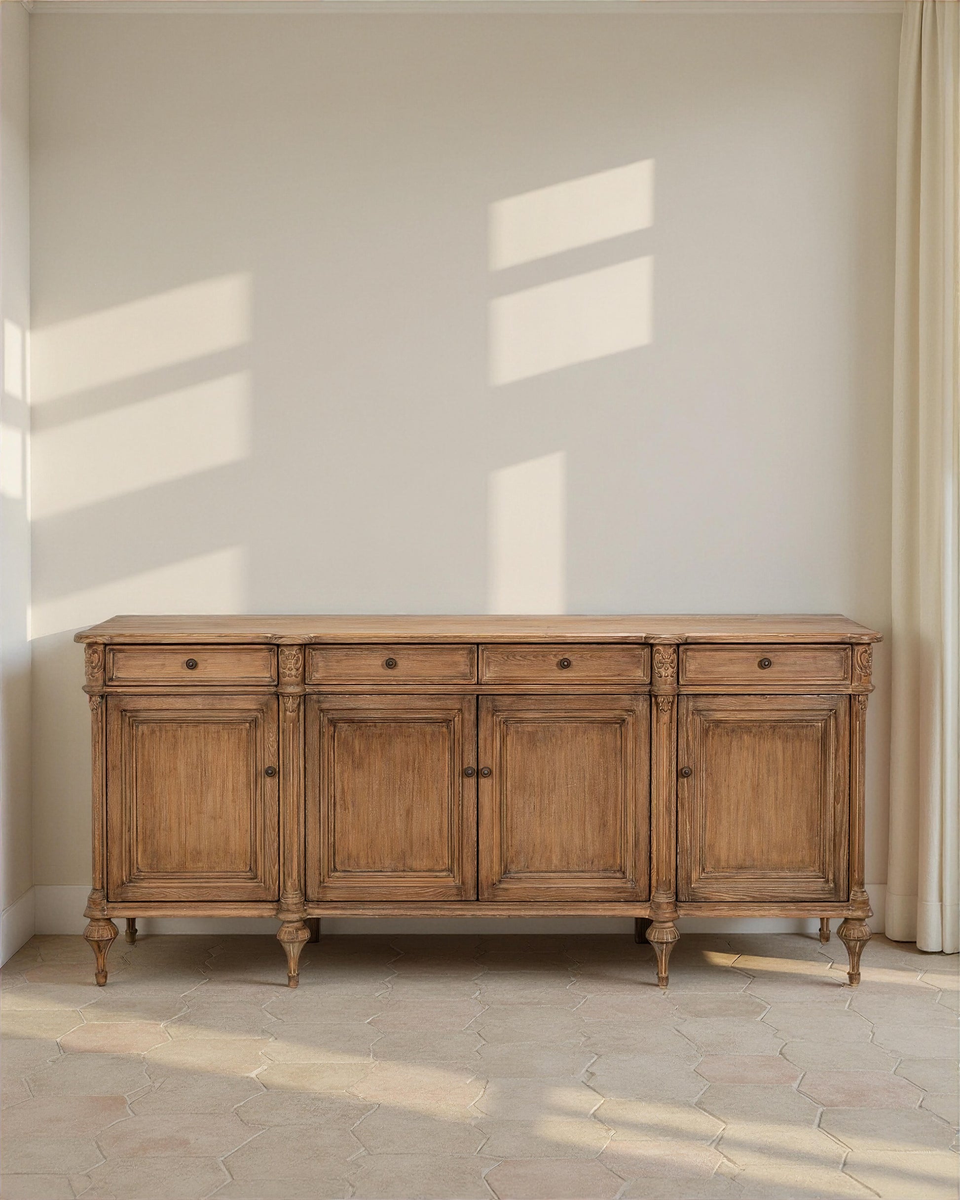 Savoir Du Bois, Natural Finish styled in a Sarreid room setting | ZIN Home