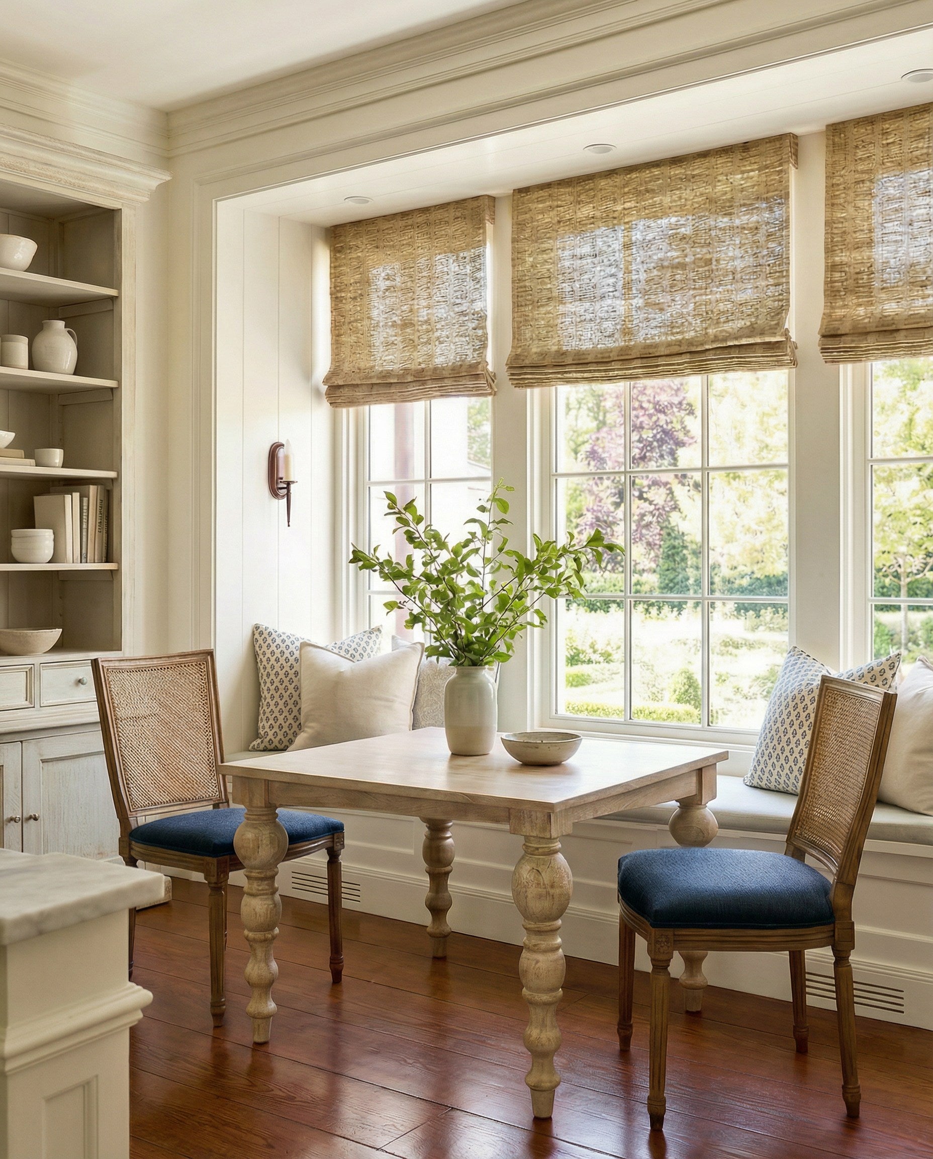 Jocelyn Dining Table, Square styled in a Sarreid room setting | ZIN Home