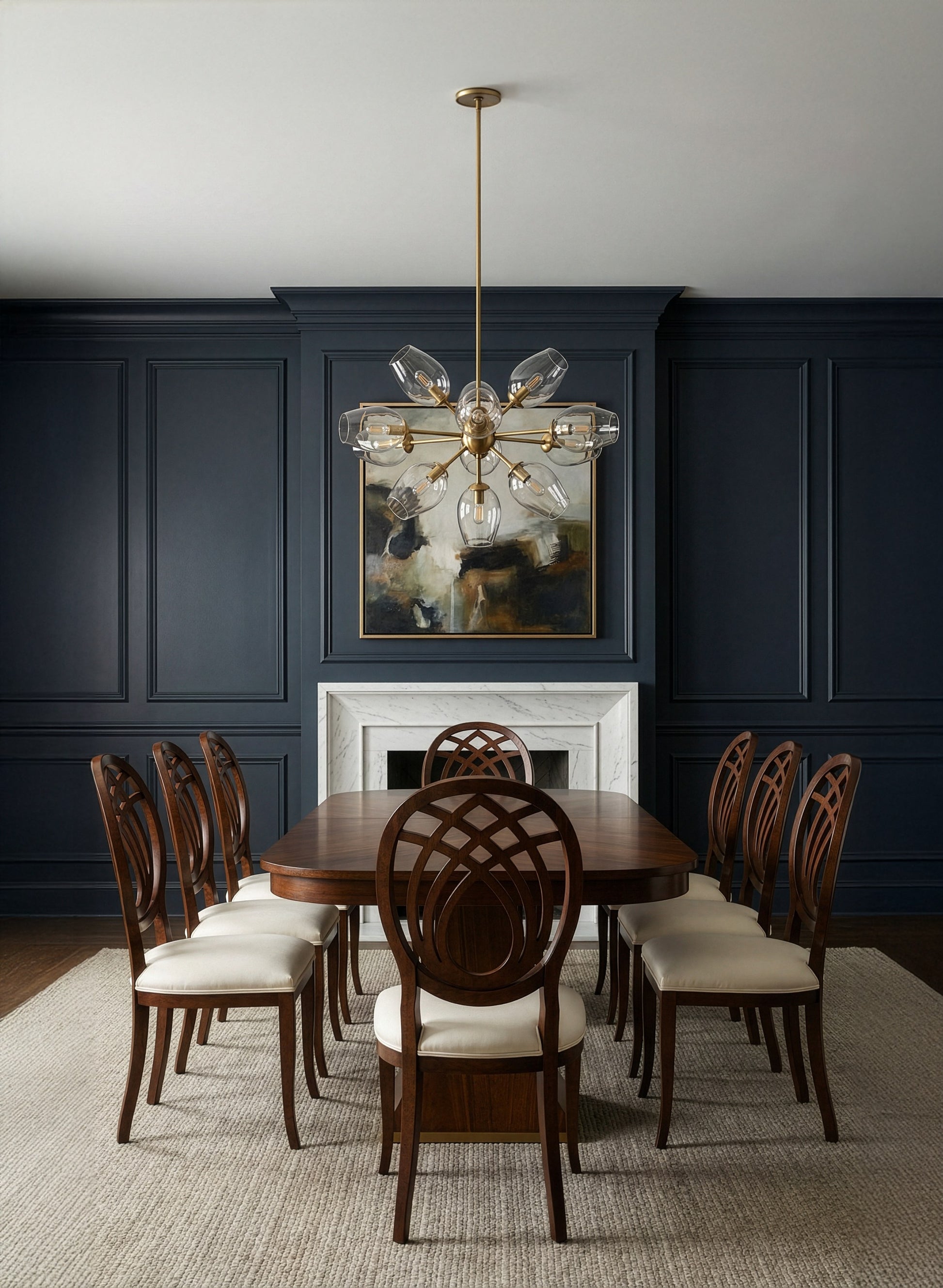 Gramercy Park Jupe Table styled in a Sarreid room setting | ZIN Home