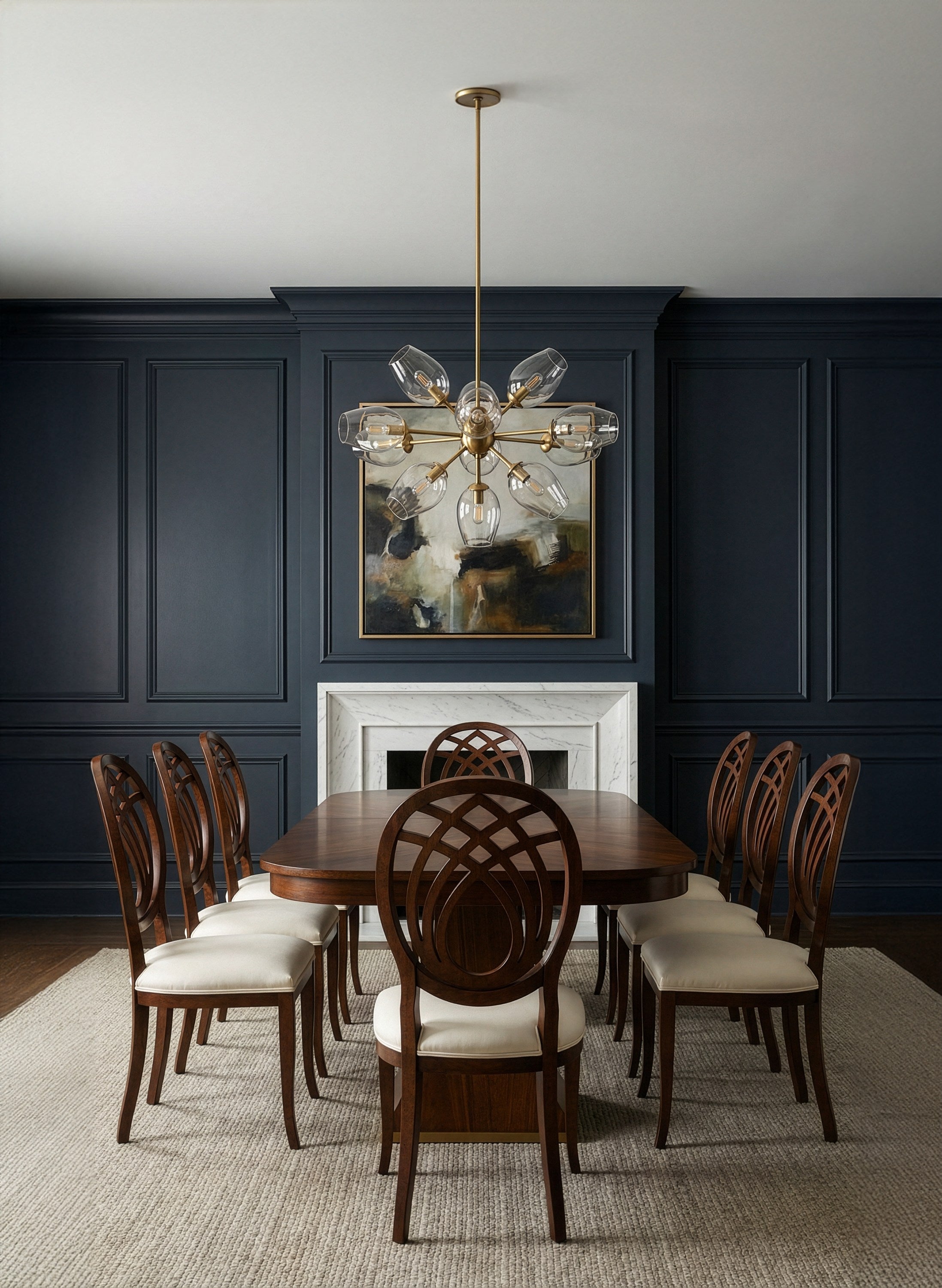 Gramercy Park Jupe Table styled in a Sarreid room setting | ZIN Home