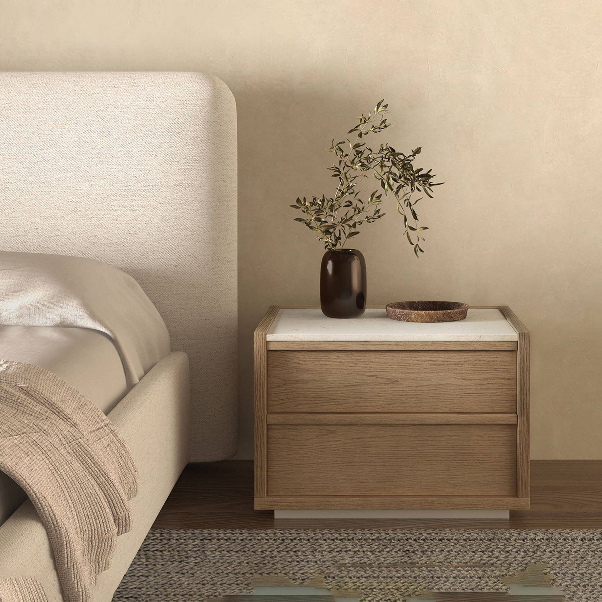 Ashcroft Nightstand Oak by Moe's Home Collection - view 2