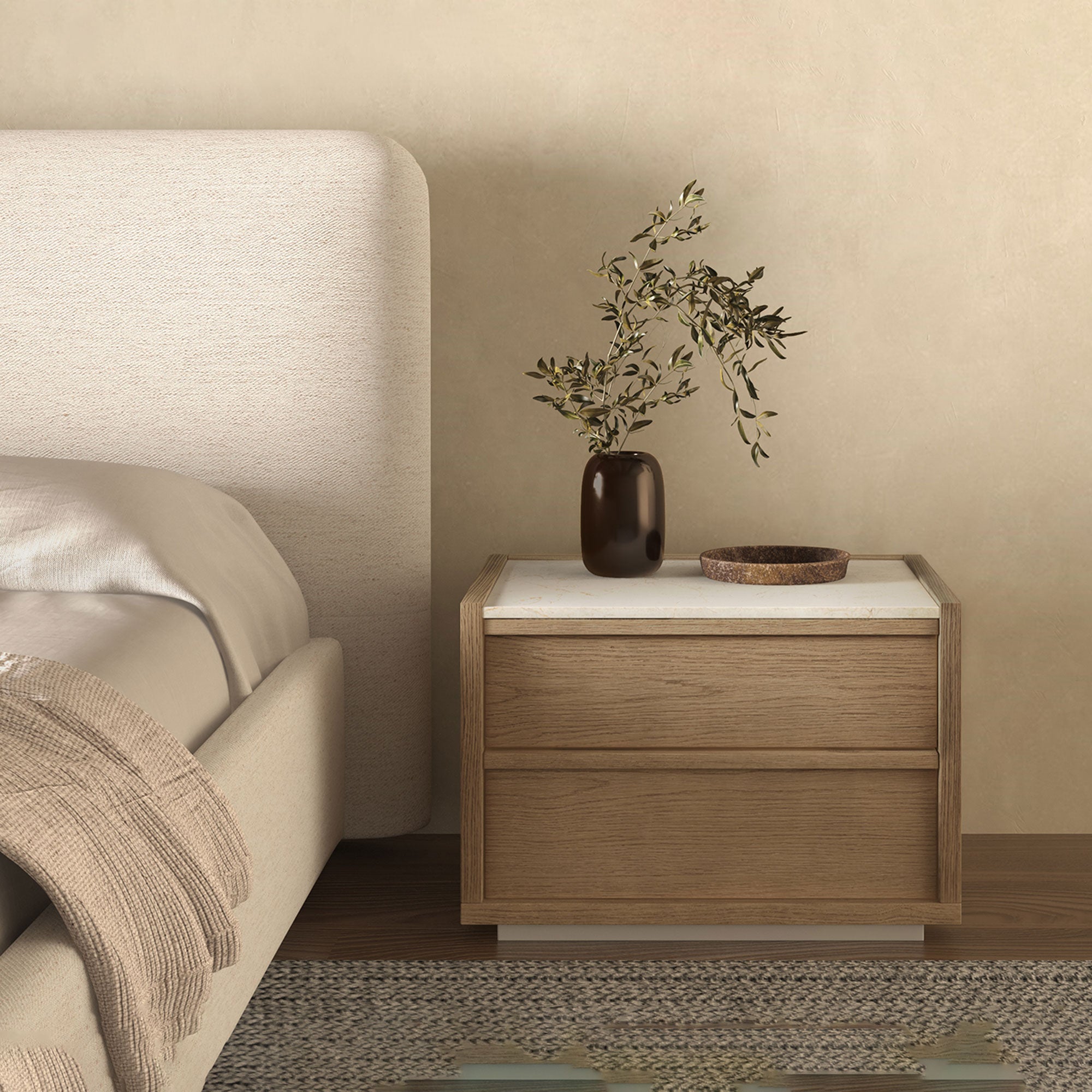 Ashcroft Nightstand Oak by Moe's Home Collection - view 2