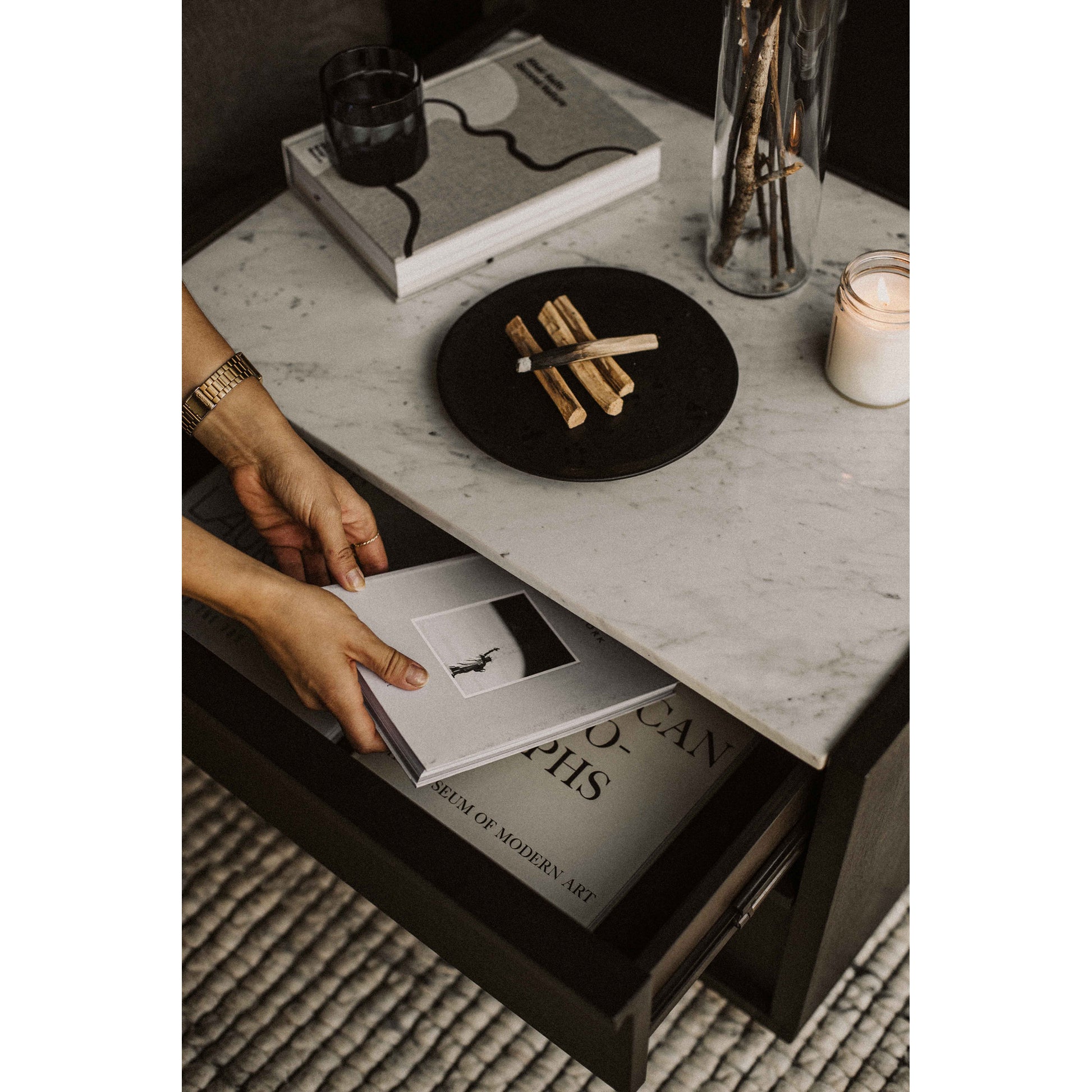 Ashcroft Nightstand Dark Grey by Moe's Home Collection - view 11